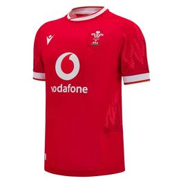 Macron Welsh Rugby Union Home Shirt 2024 Adults