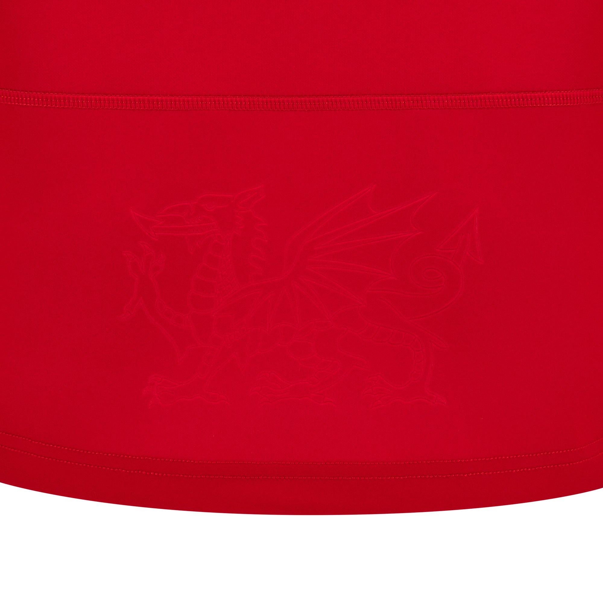 Rød/Hvid - Macron - Welsh Rugby Union Home Shirt 2024 Adults - 5