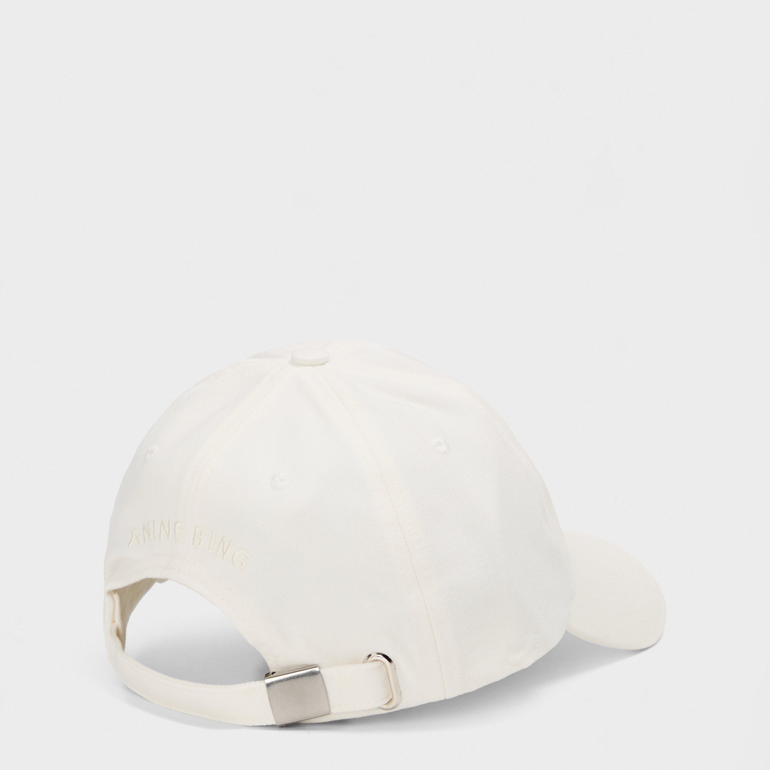 Ivory - Anine Bing - Womens Jeremy Baseball Cap - 2