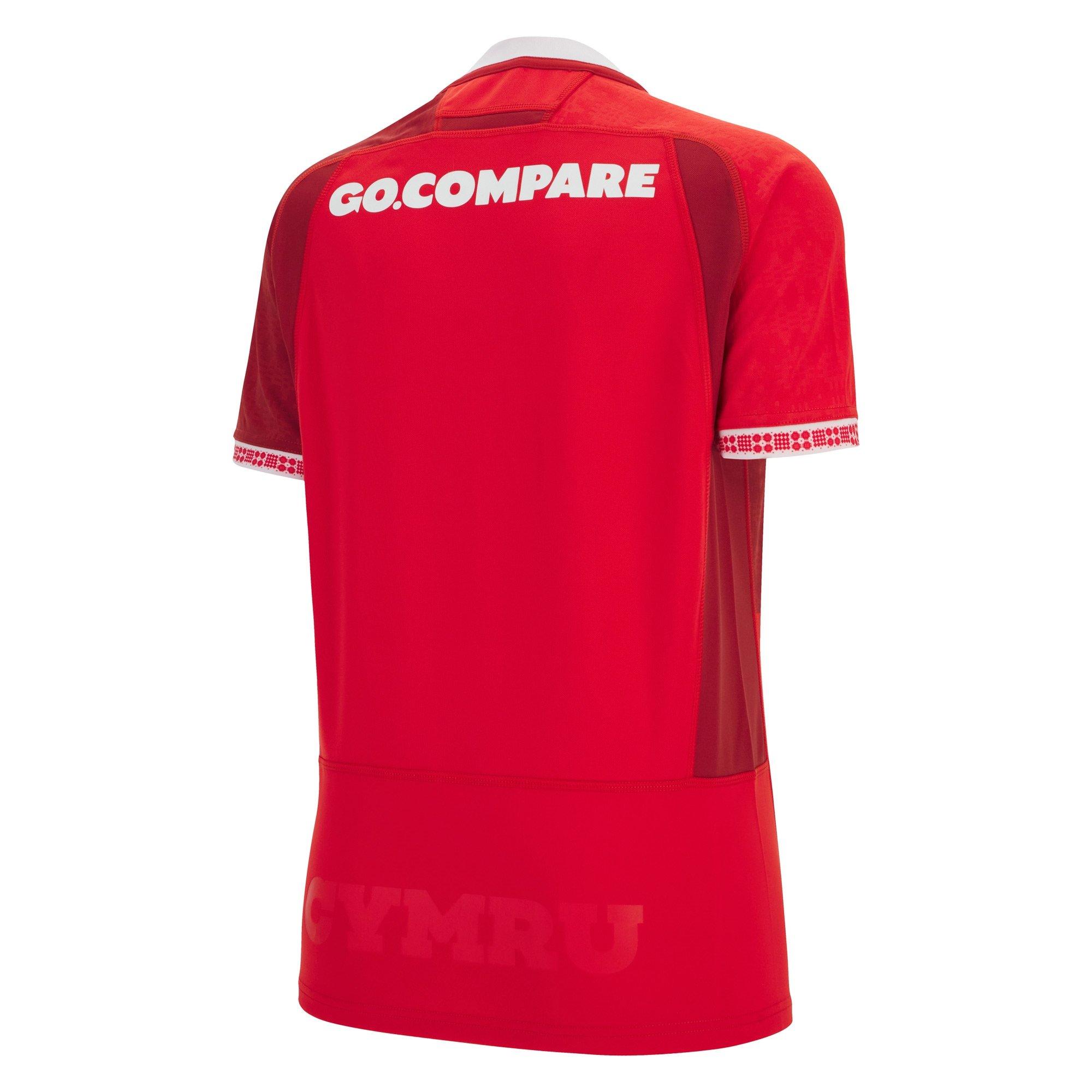 Red - Macron - Wales Rugby Home Shirt 2025 Womens - 2