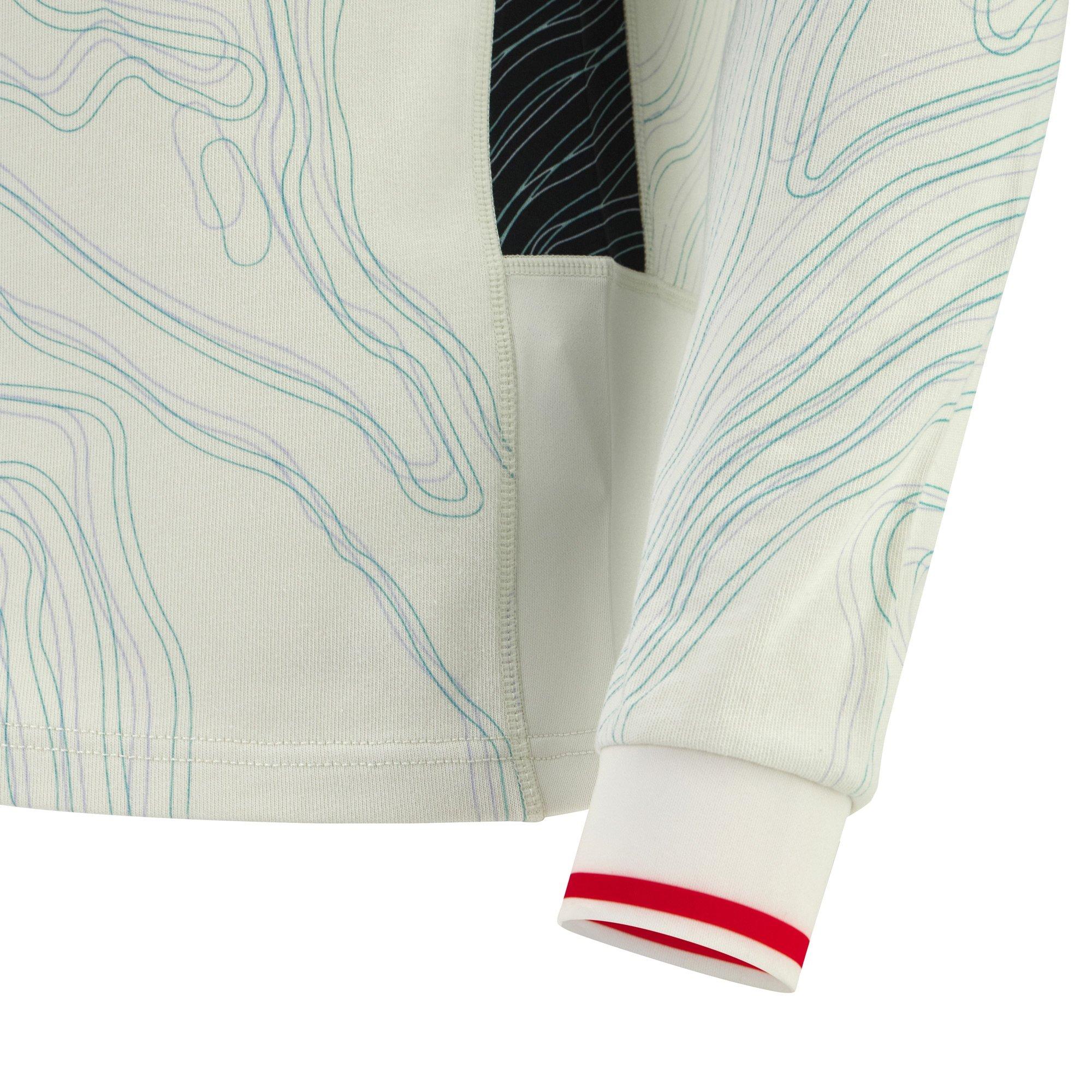 White/Blk/Red - Macron - Wales Rugby Away Long Sleeve Shirt 2025 2026 Adults - 4