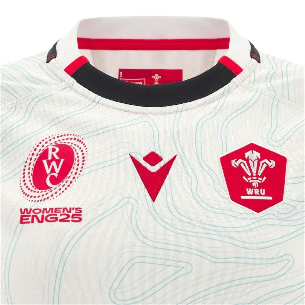 Black - Macron - Wales Rugby World Cup Away Shirt 2025 Womens - 3