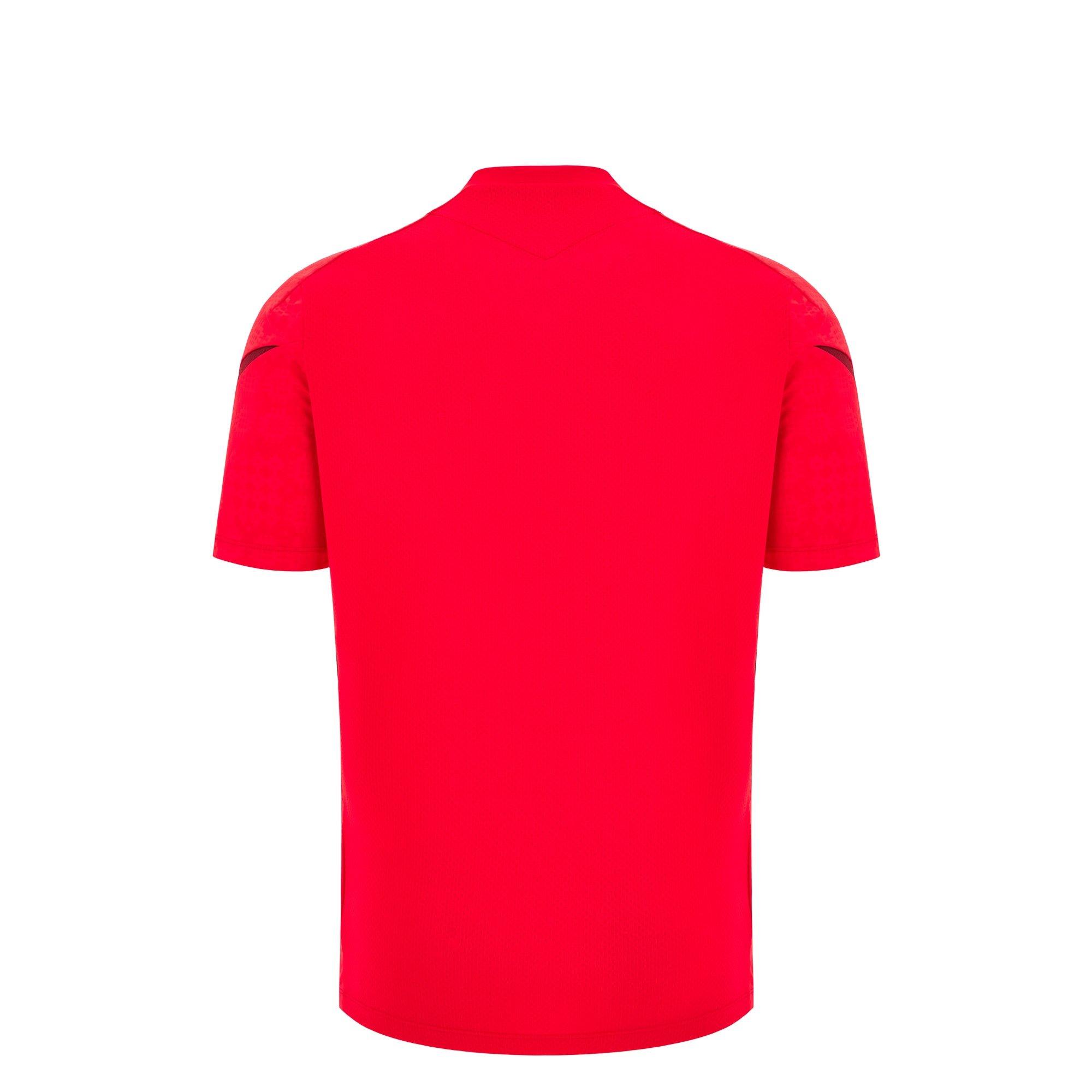 Red - Macron - Wales Rugby Training Shirt 2025 Juniors - 2