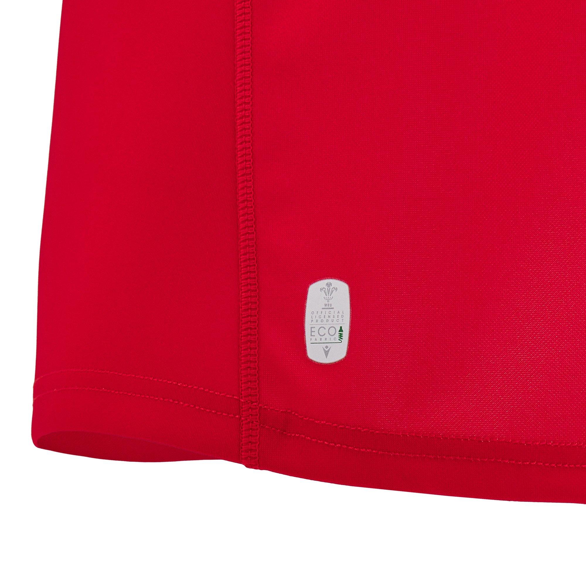 Rot/Weiß - Macron - Welsh Rugby Union Home Shirt 2024 Womens - 6