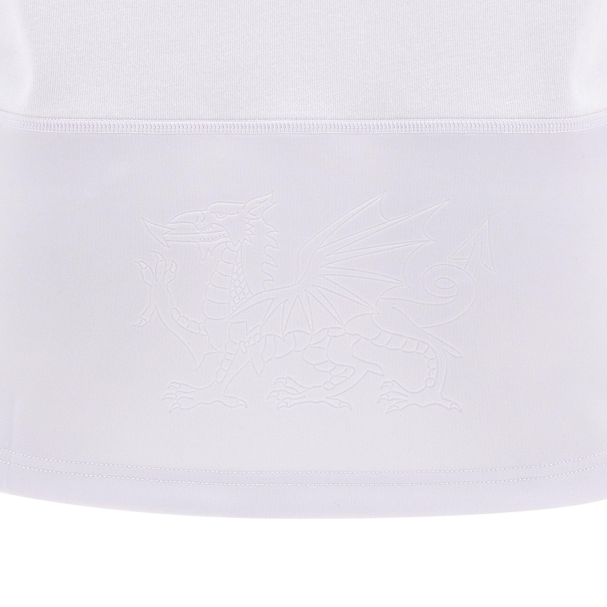 White/Green - Macron - Welsh Rugby Union Away Shirt 2024 Juniors - 5