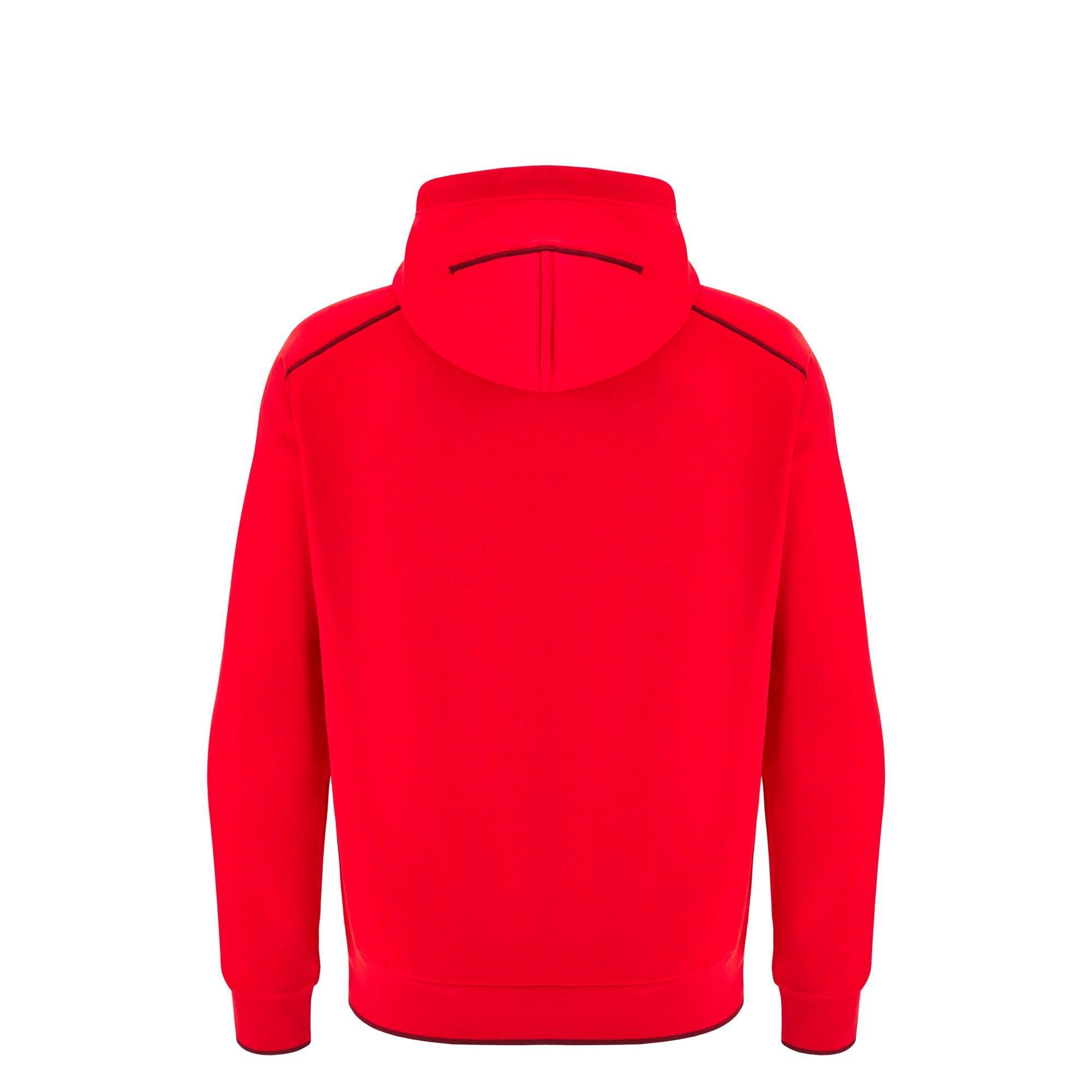Red - Macron - Wales Rugby Travel Hoodie 2025 Juniors - 2