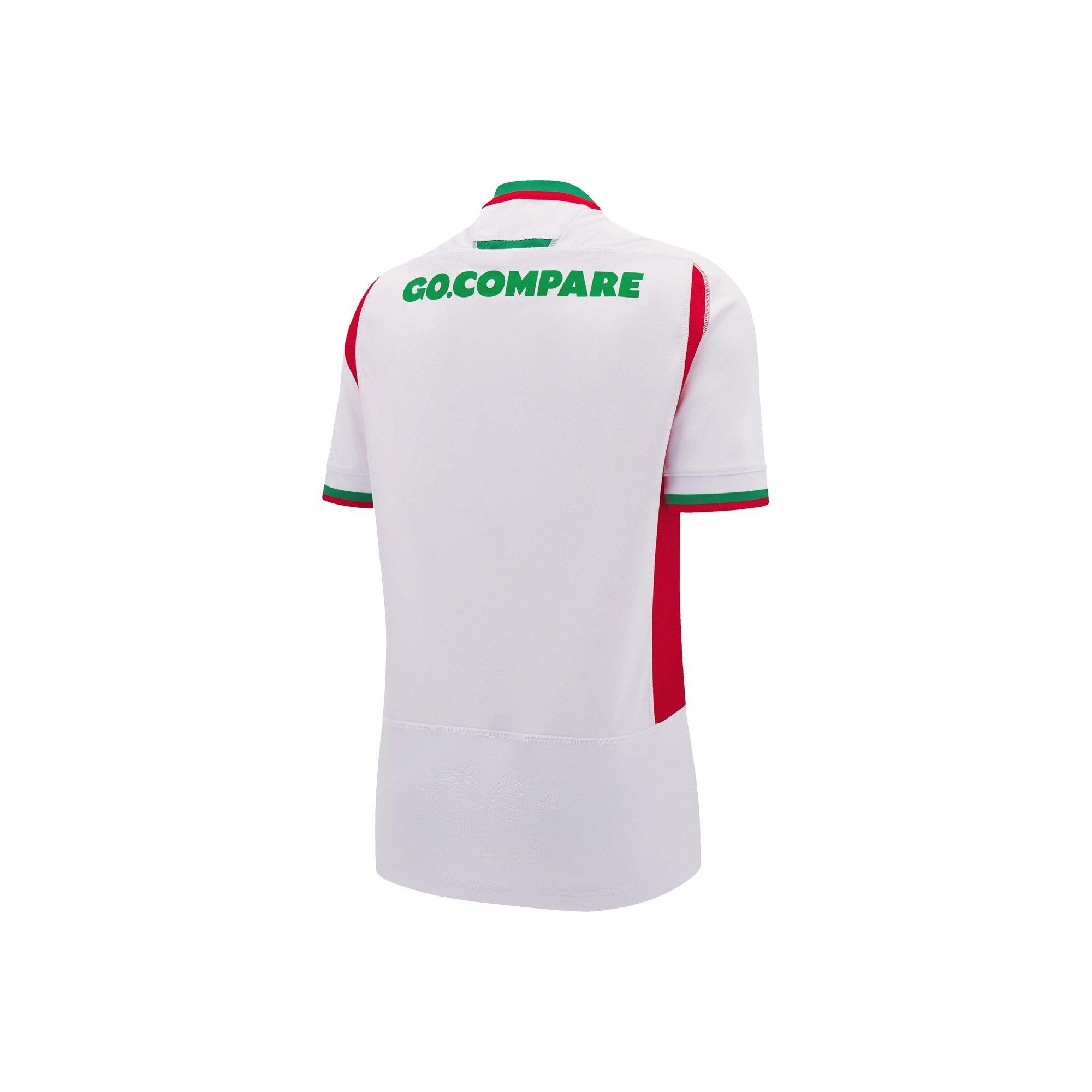 Bijelo/Zeleno - Macron - Welsh Rugby Union Away Shirt 2024 Womens - 2