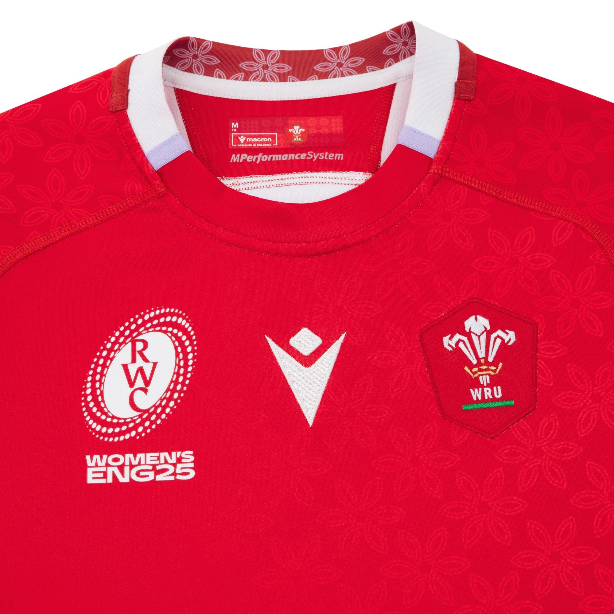 Red - Macron - Wales Rugby World Cup Home Shirt 2025 Adults - 3