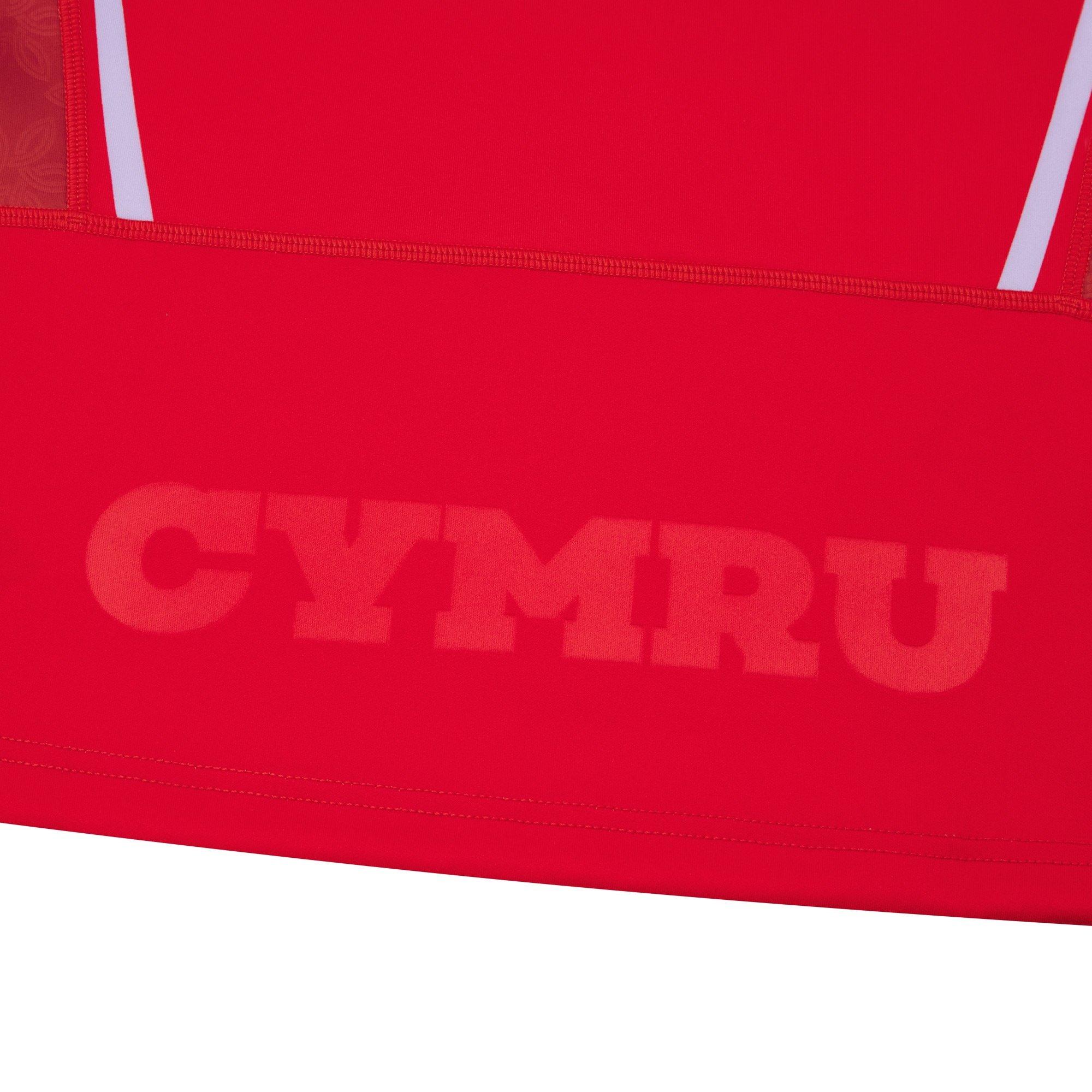Red - Macron - Wales Rugby World Cup Home Shirt 2025 Adults - 4