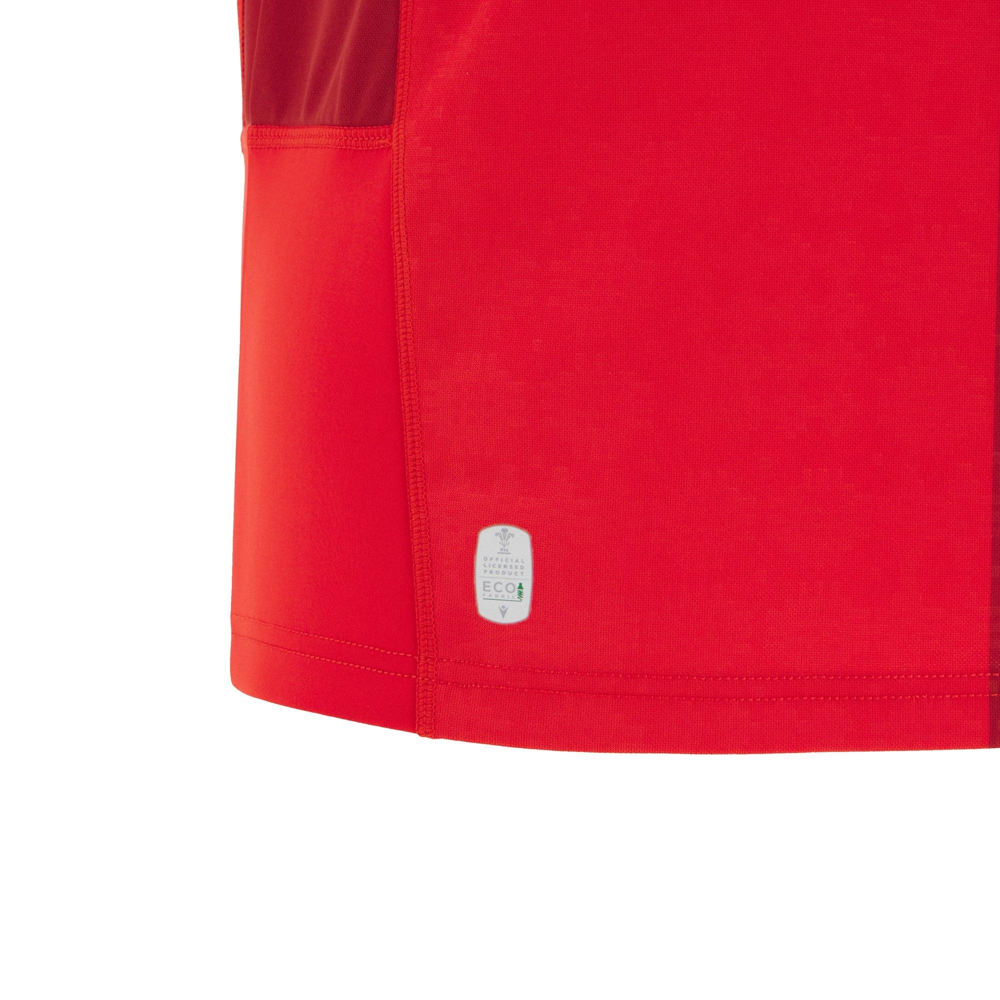 Red - Macron - Wales Rugby Union Home Shirt 2025 Adults - 5