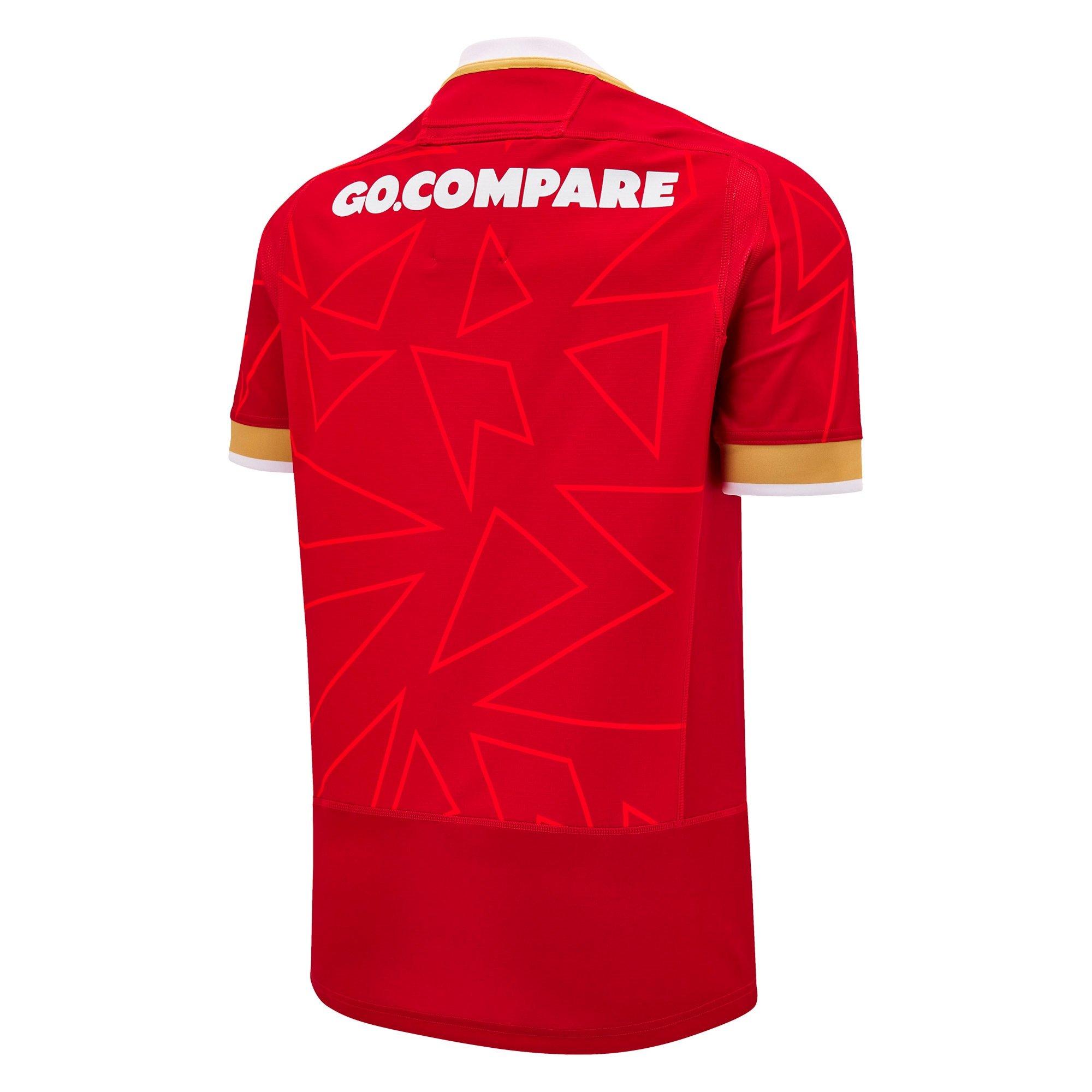 Red - Macron - Wales Rugby Union Home Pathway 2025 Adults - 2