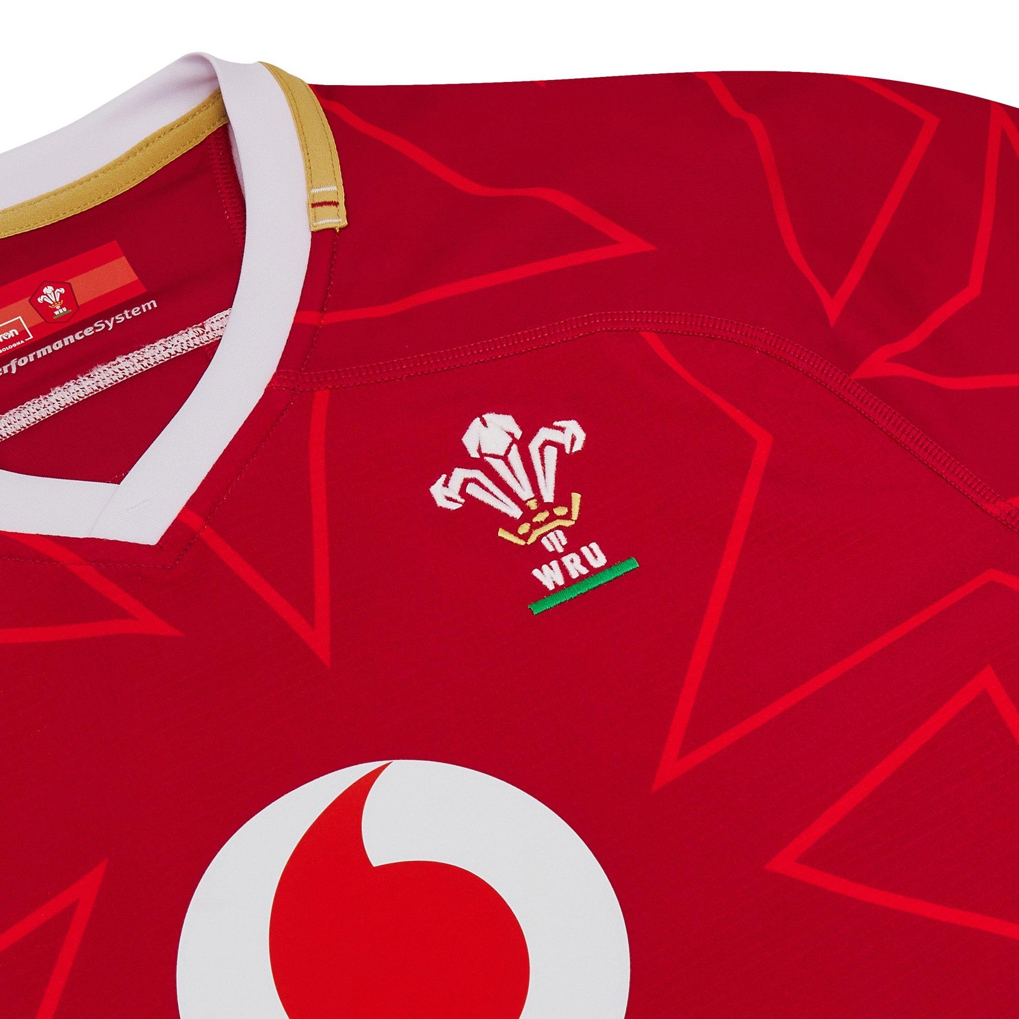Red - Macron - Wales Rugby Union Home Pathway 2025 Adults - 3