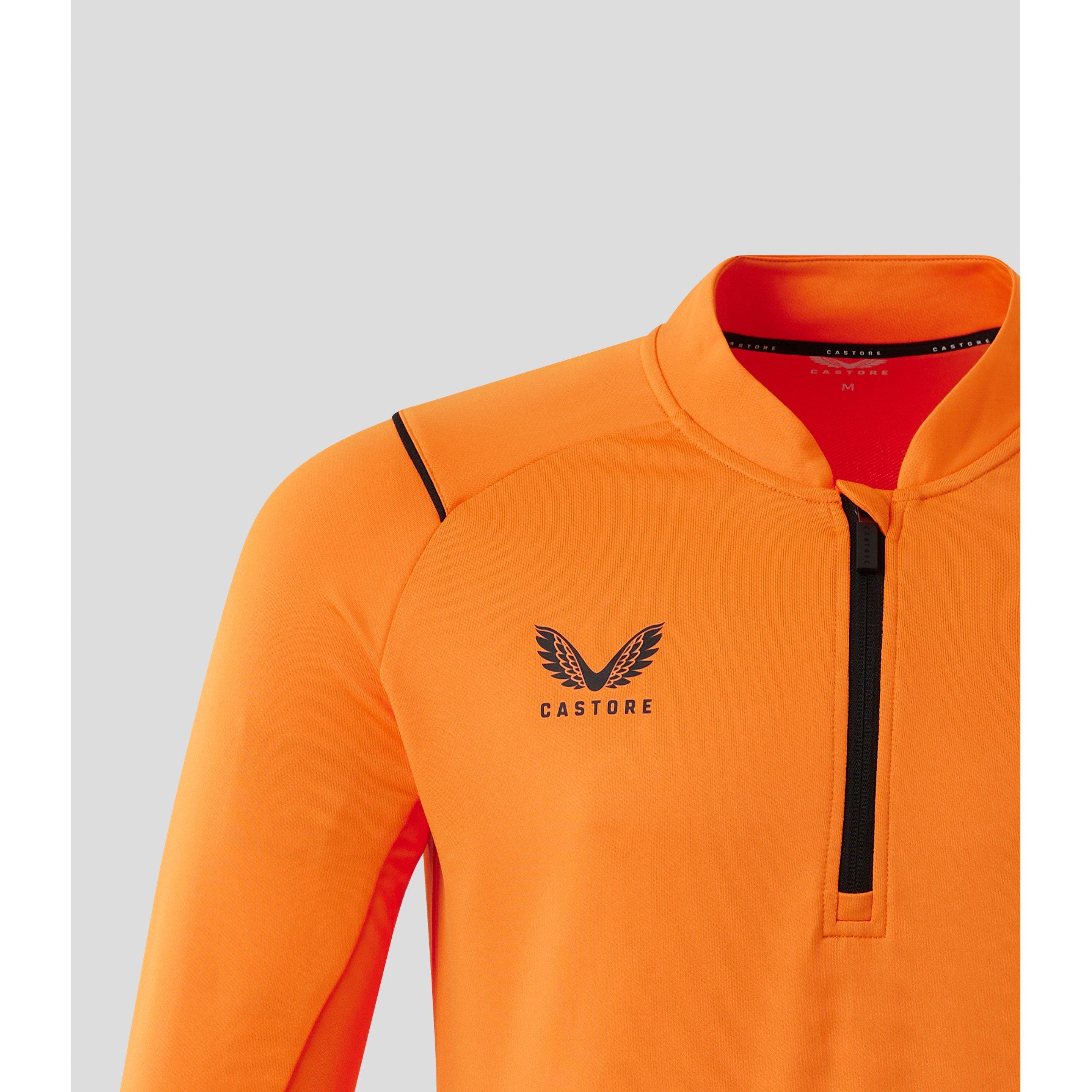 Orange - Castore - Rangers Quarter Zip Top Mens - 3
