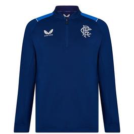 Castore Rangers Quarter Zip Top Mens