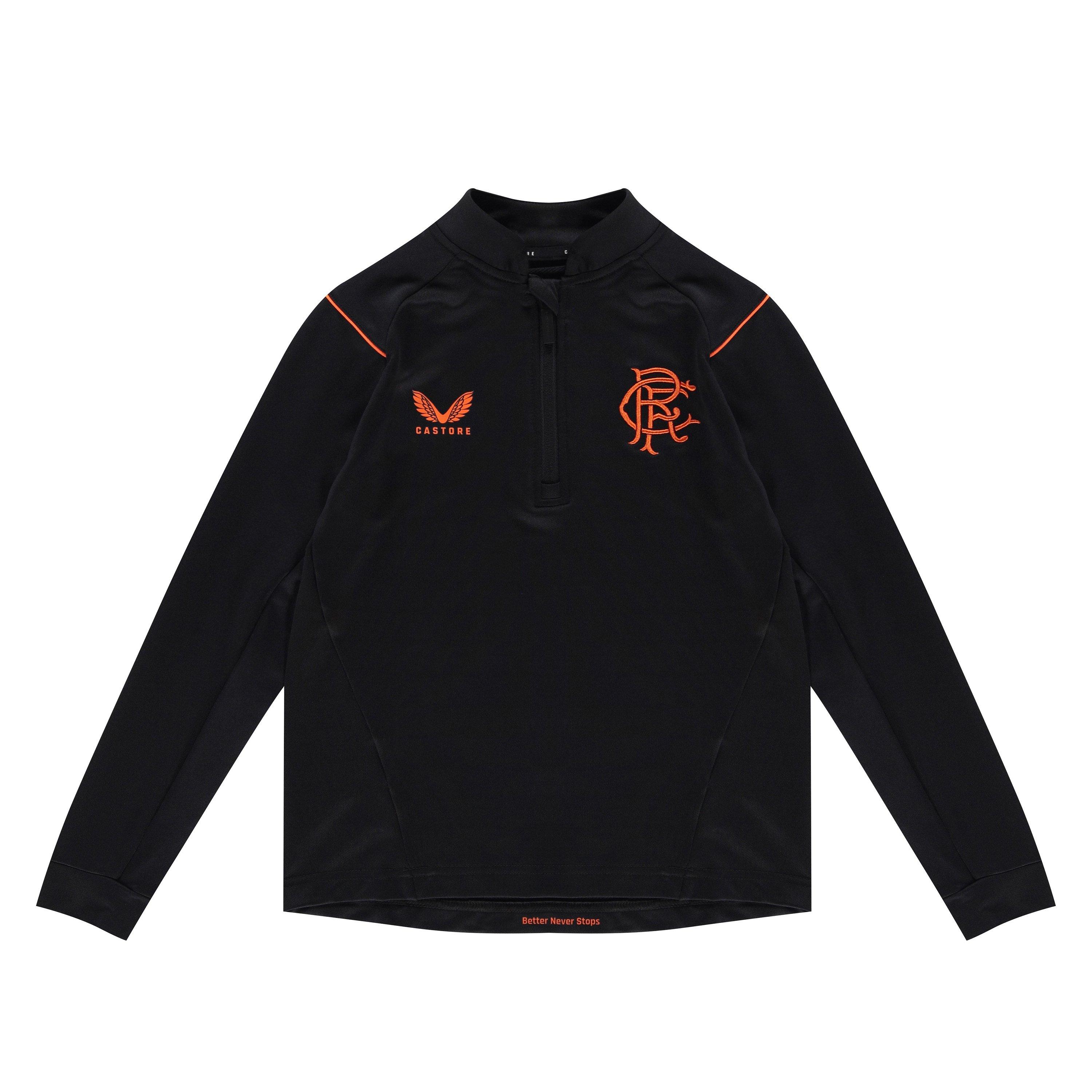 Quarter Zip Top New Rangers Training Kit Castore Rangers Quarter