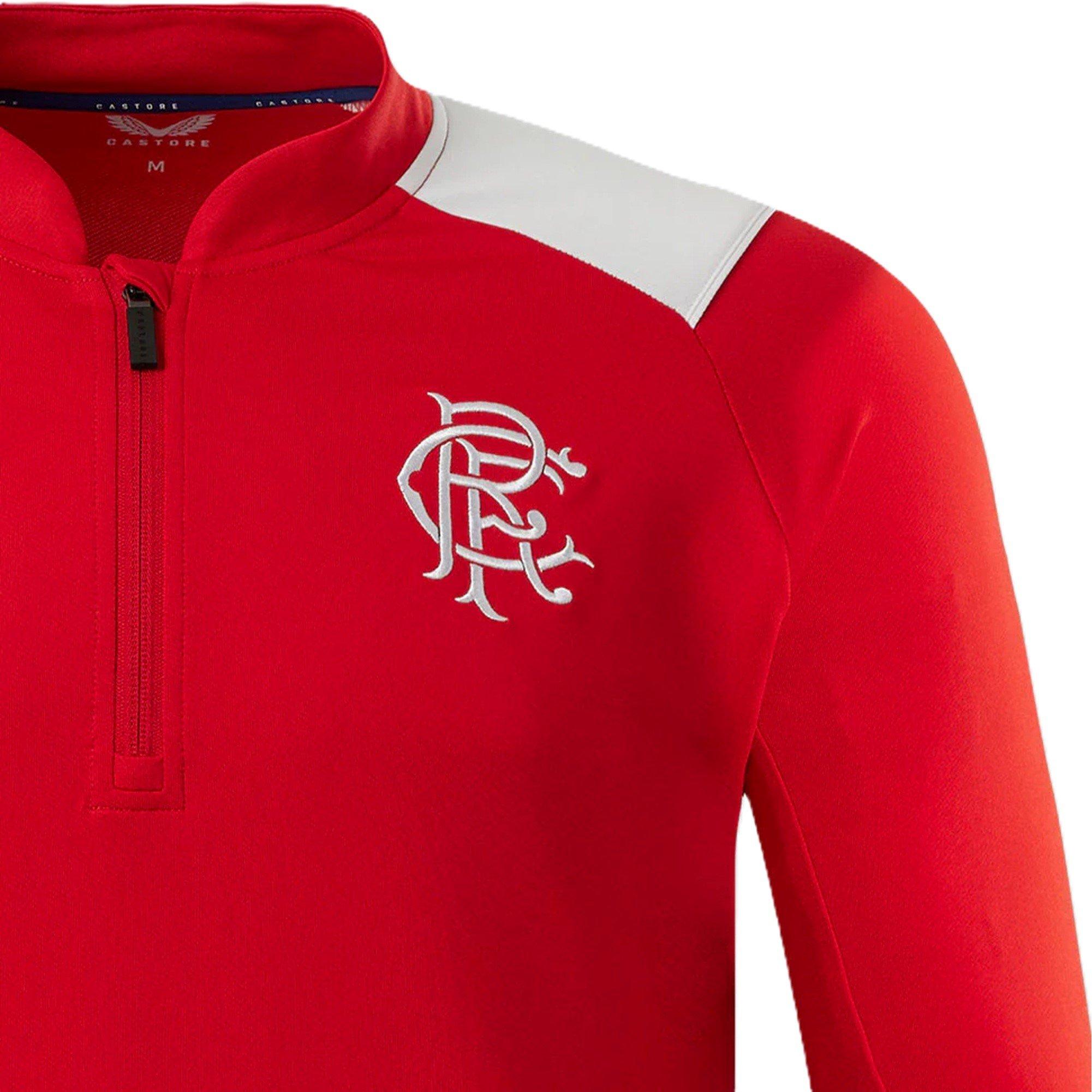 Red - Castore - Rangers FC 1/4 Zip Top Juniors - 4