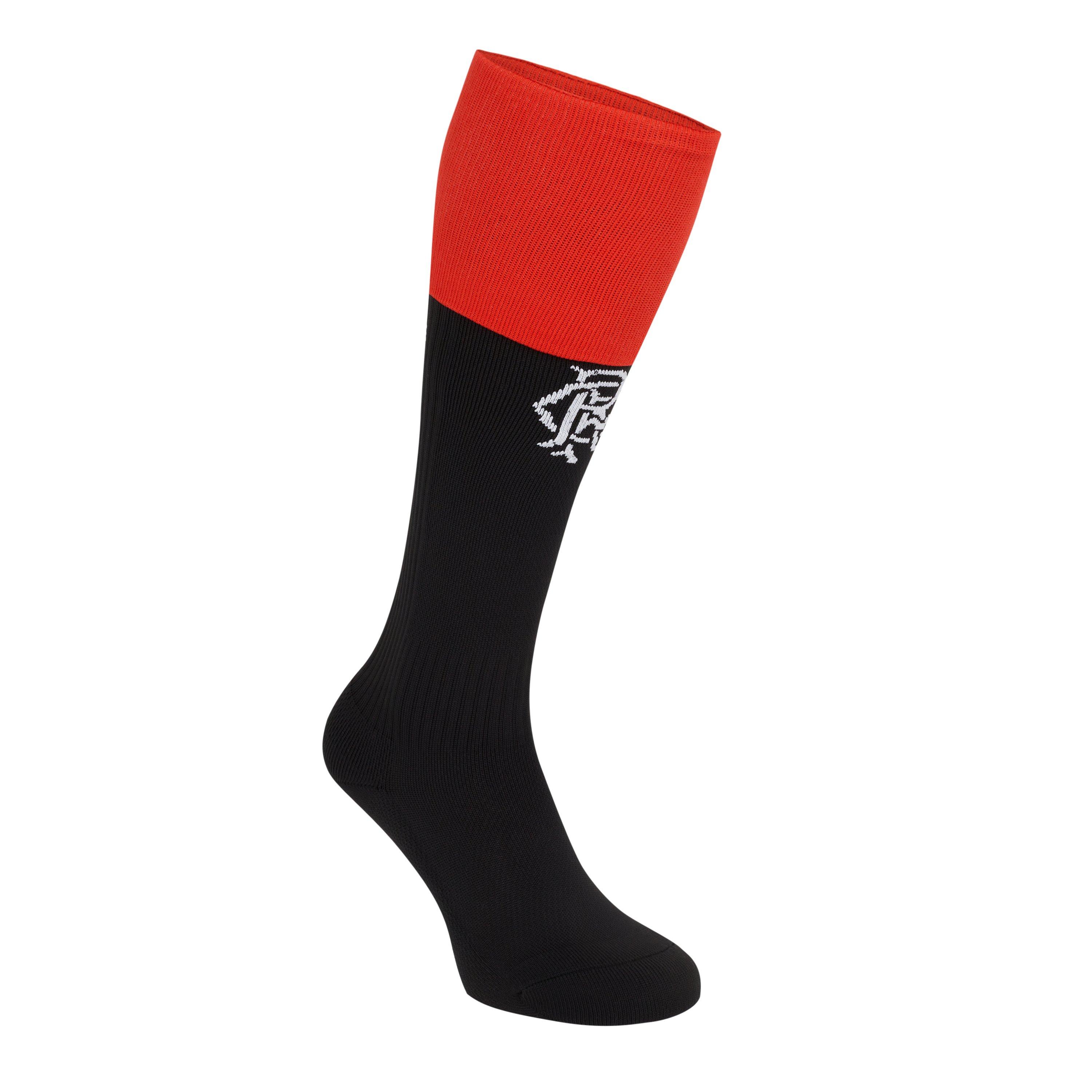 Black/Red - Castore - Rangers FC Home Socks Junior Boys 2021/2022 - 1