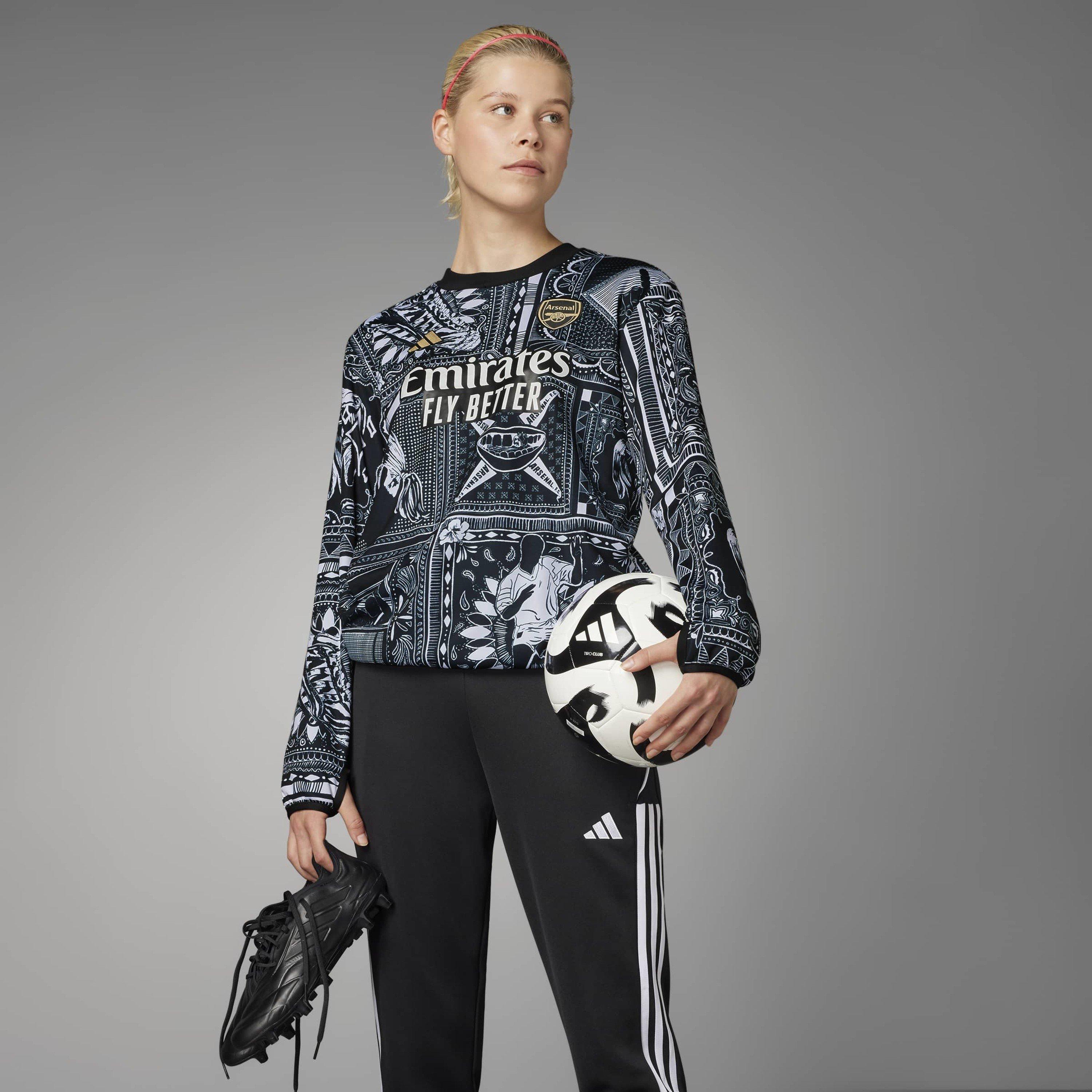 Black - adidas - adidas Arsenal Ian Wright Pre-Match Top - 8