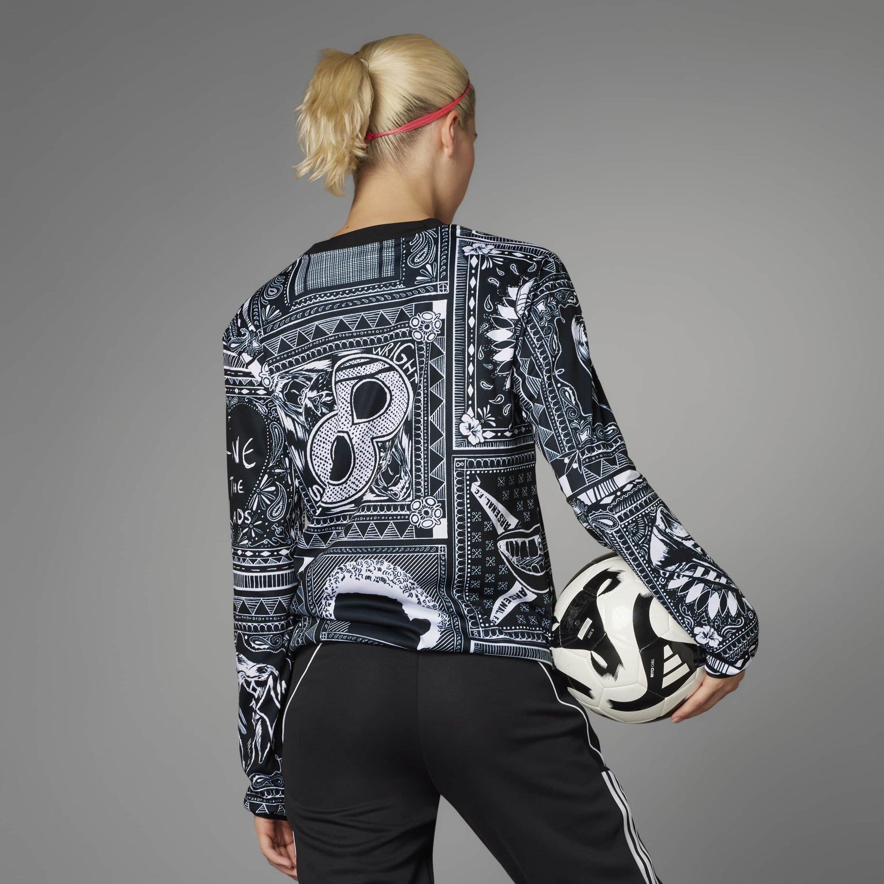 Black - adidas - adidas Arsenal Ian Wright Pre-Match Top - 10