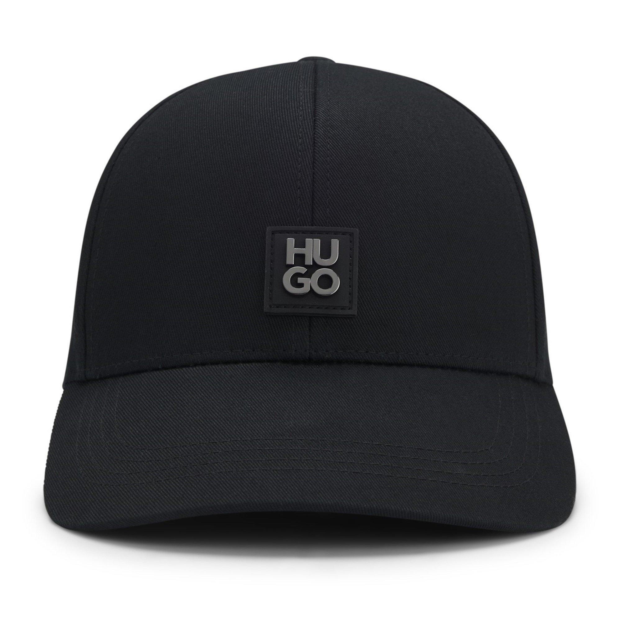 Hugo Mens HUGO Jake Baseball Cap with Logo Detail - Black 001 - Mens