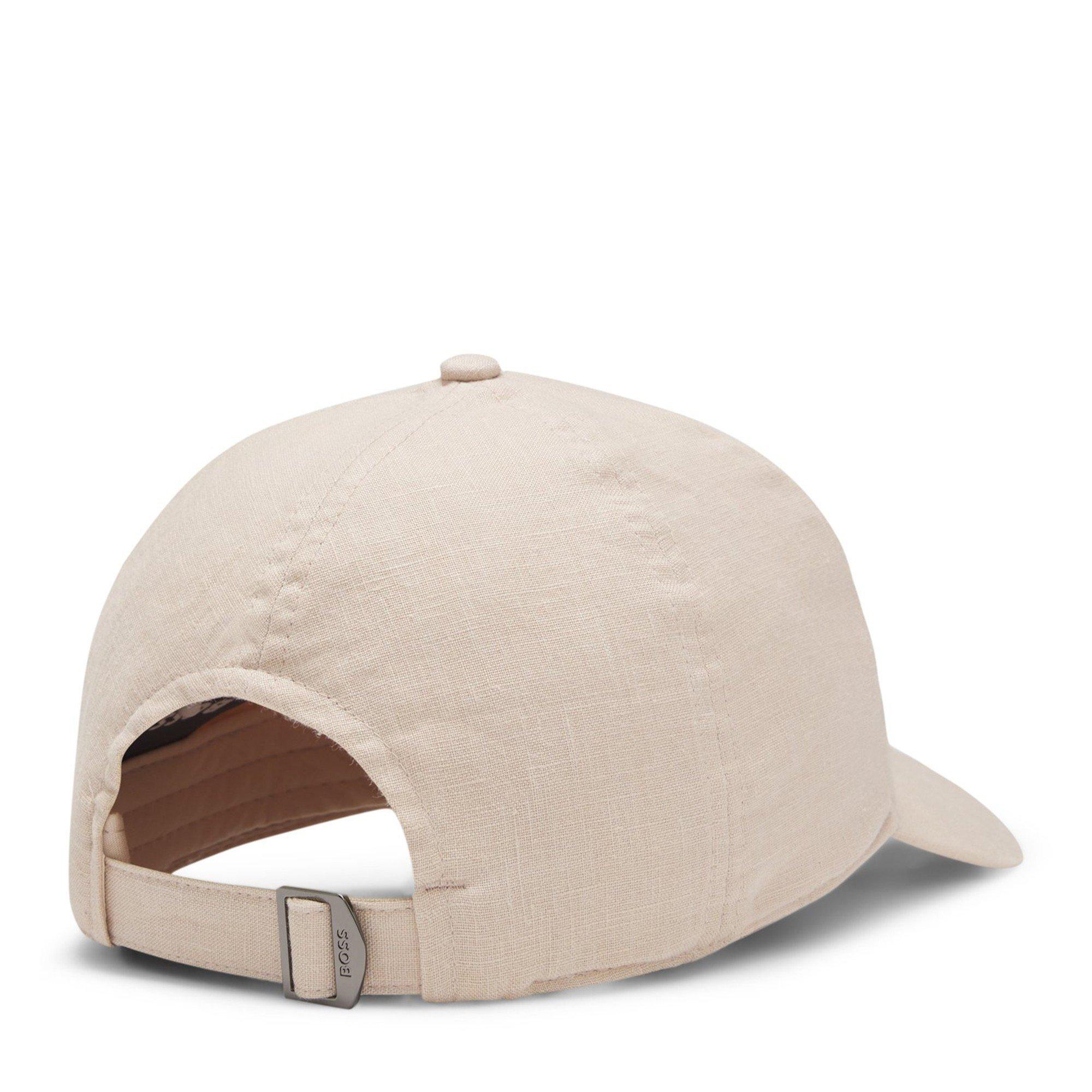Beige 286 - Boss - Linen Baseball Cap - 2