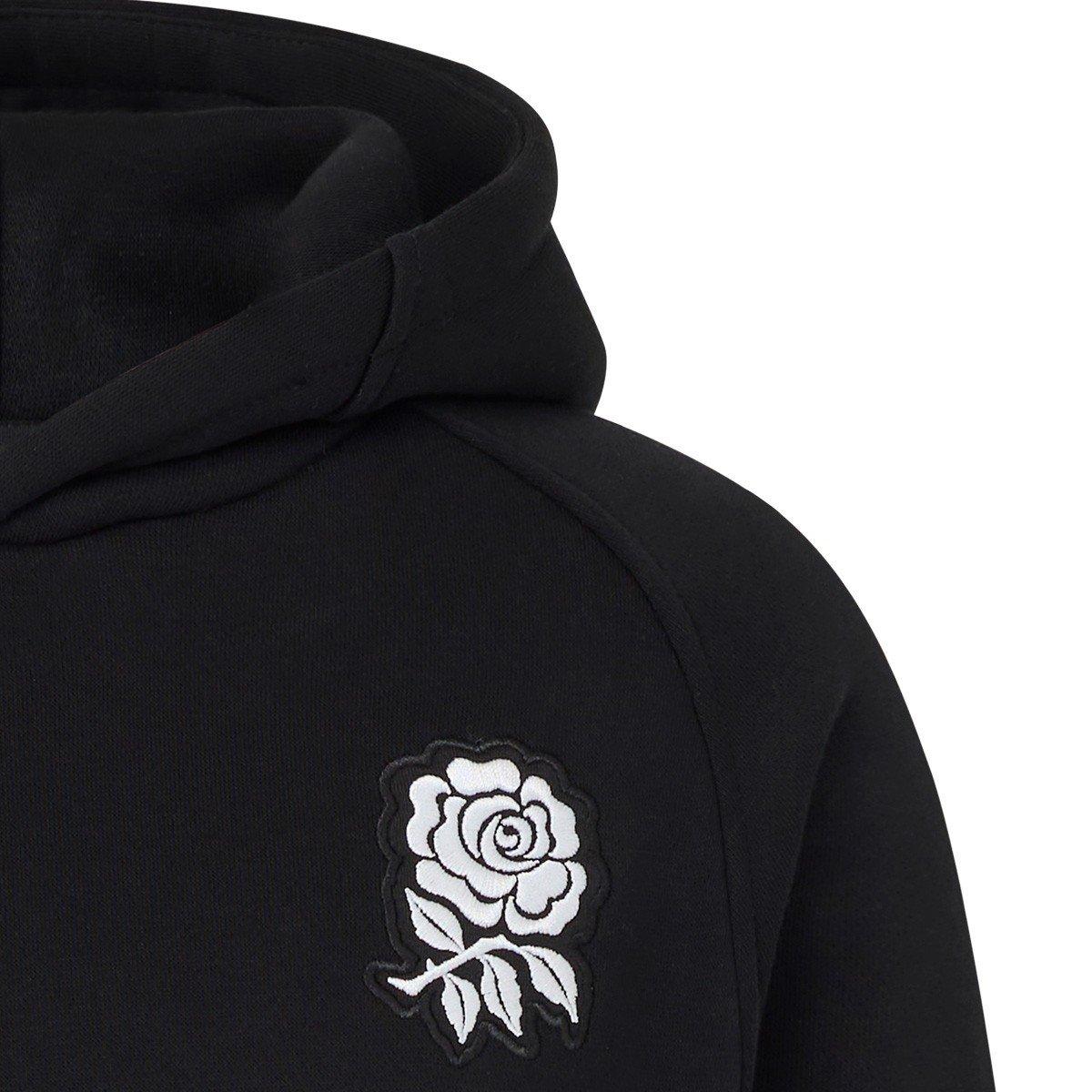 Klassisches Schwarz - Castore - Kids England Rugby 2026 Travel Hoodie - 3