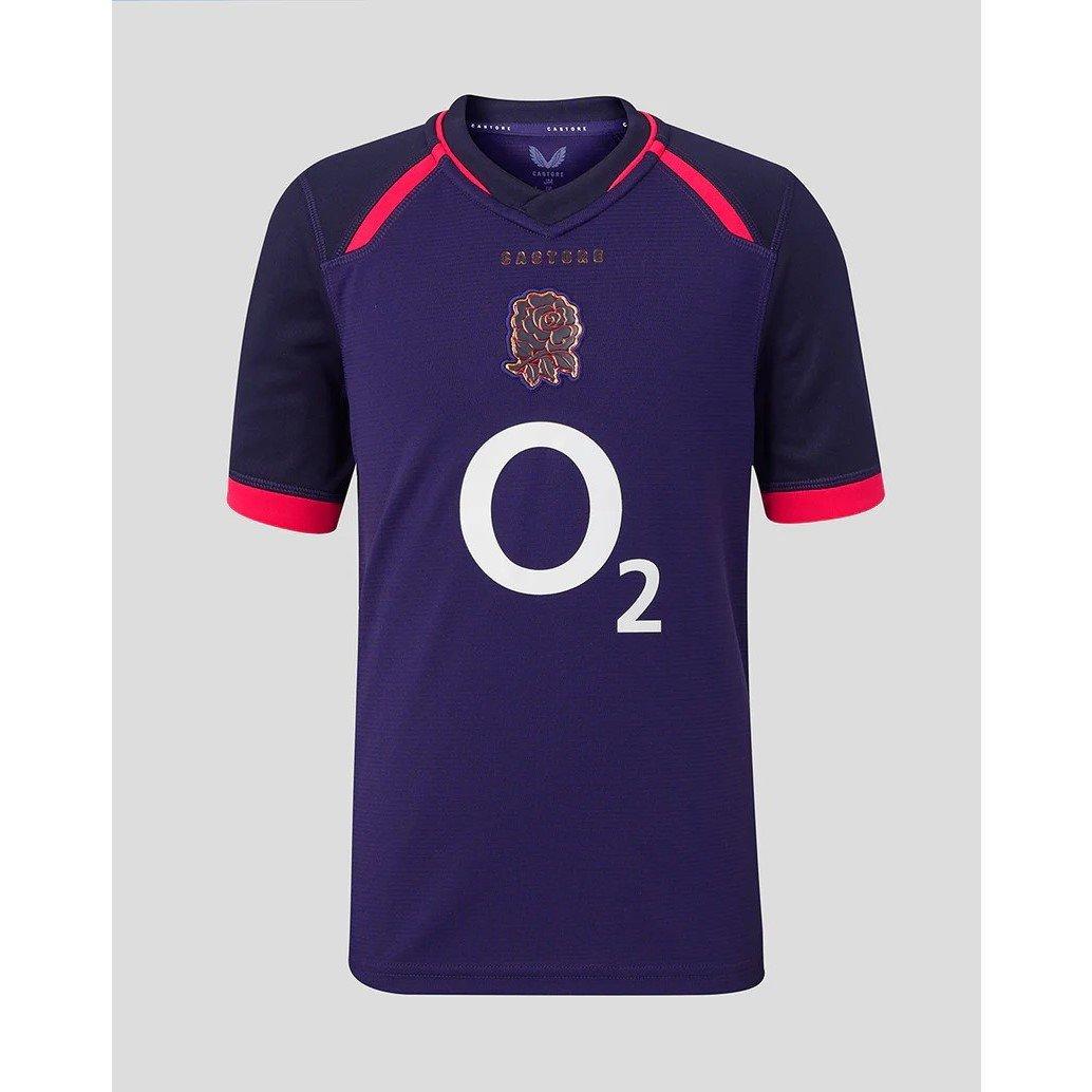 Rhod/Mari/Diva - Castore - Kids England Rugby Away Shirt 2026 - 1