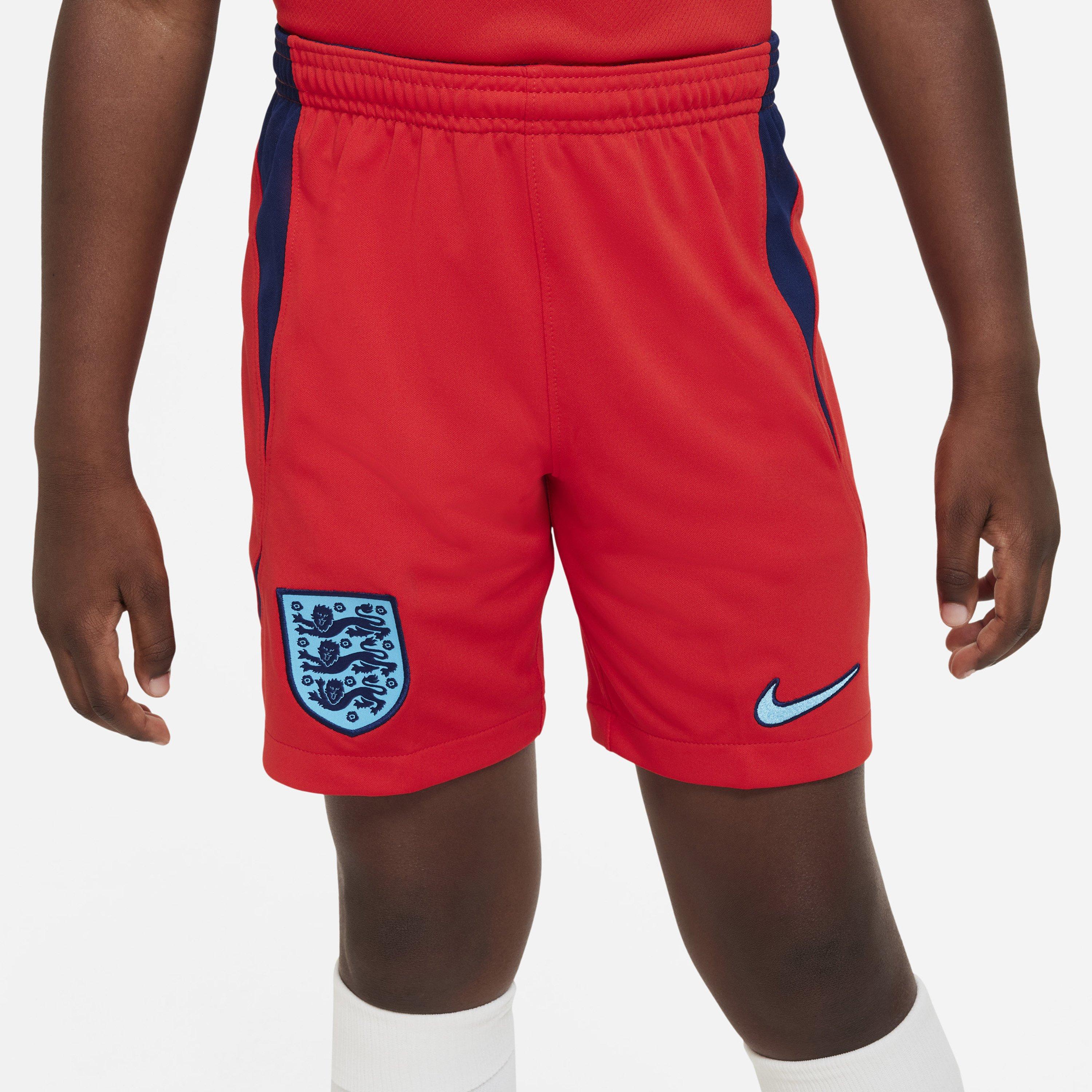 Rouge/Bleu - Nike - England Away Shorts 2022 Juniors - 3