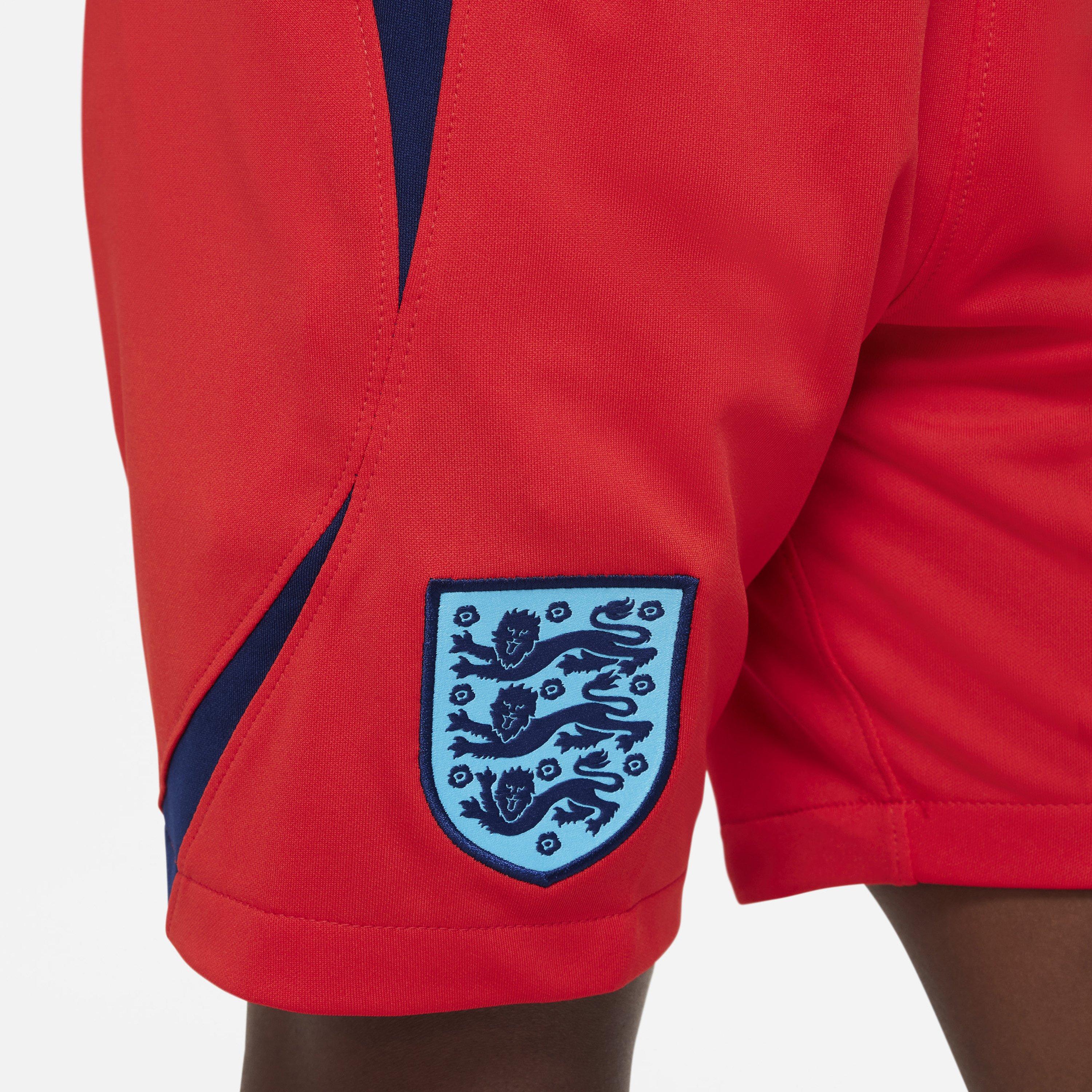 Rouge/Bleu - Nike - England Away Shorts 2022 Juniors - 5