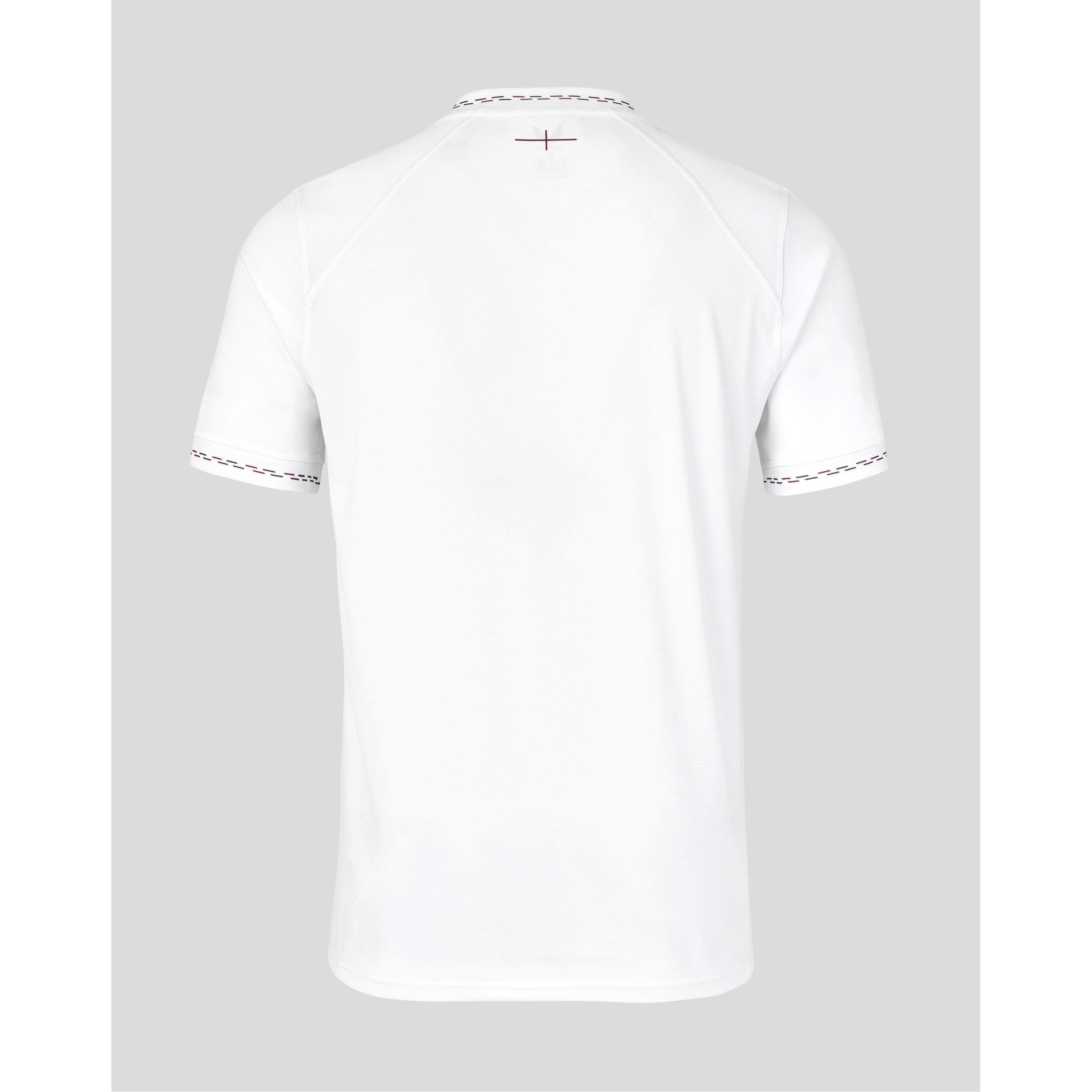 Blanc classique - Castore - Mens England 2026 Rugby Shirt - 2