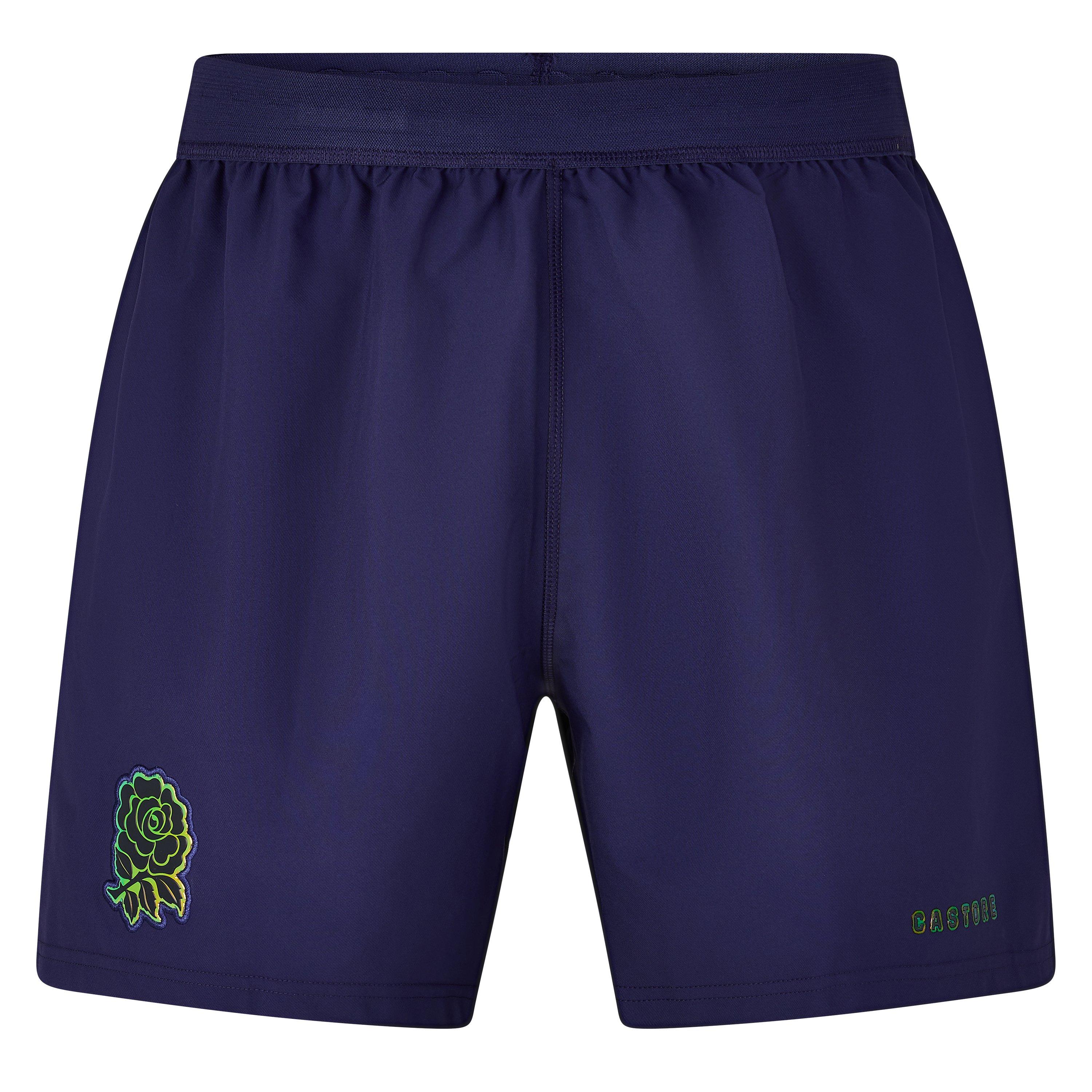 Castore Men's England Rugby Away Shorts 2026 - Rhodonite - S