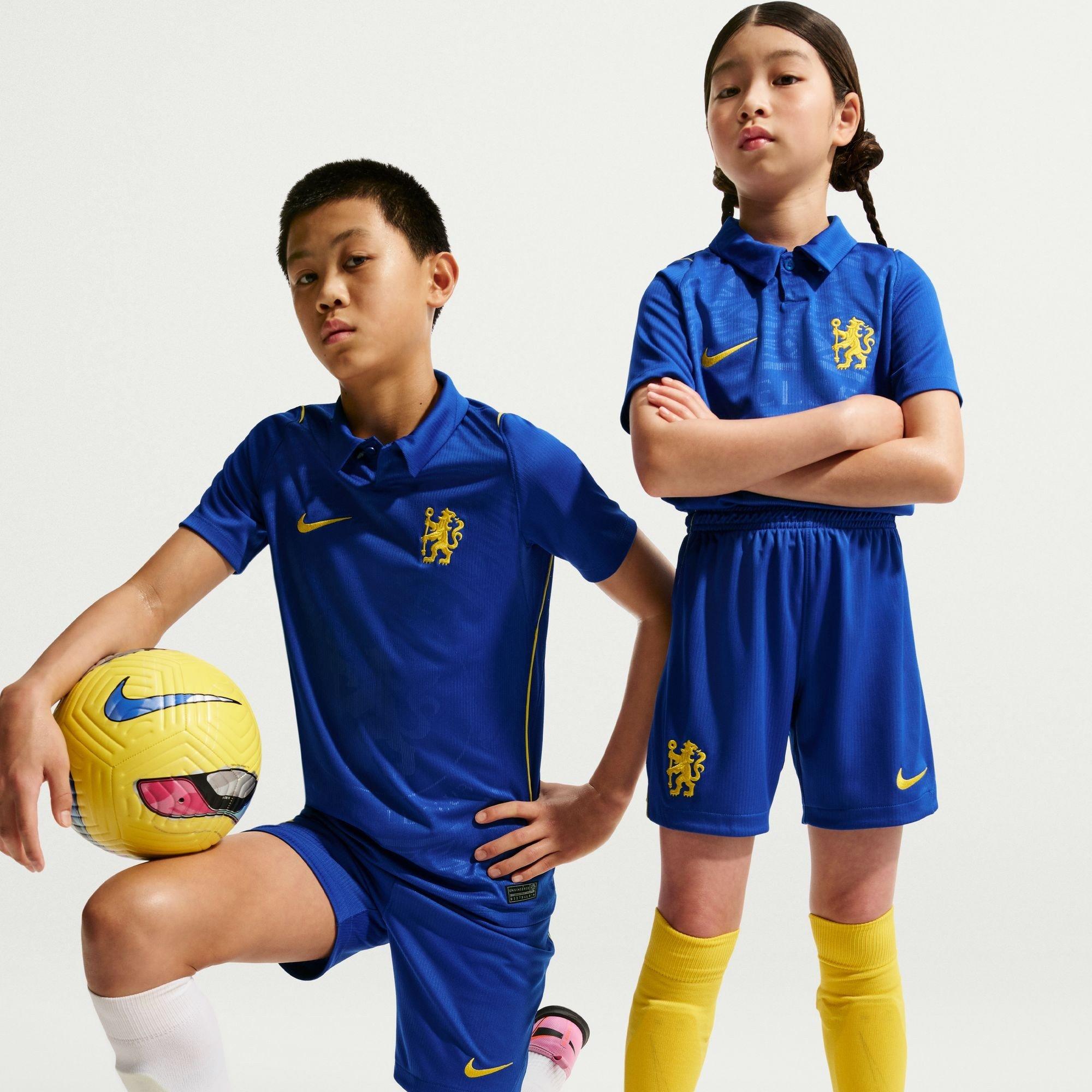 Blue/Gold - Nike - Chelsea Home Short 2026/27 Juniors - 7