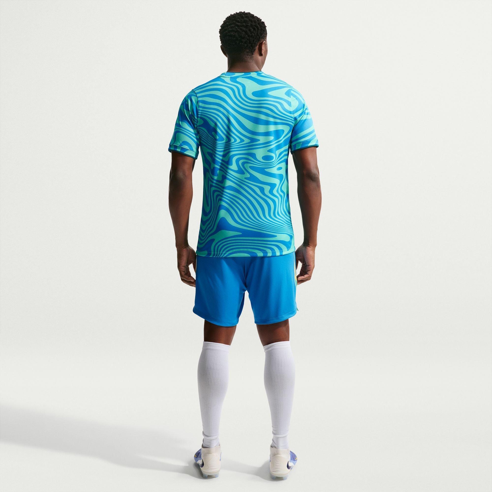 Gelb/Blau - Nike - Men's Brazil Short Sleeve T-Shirt - 5