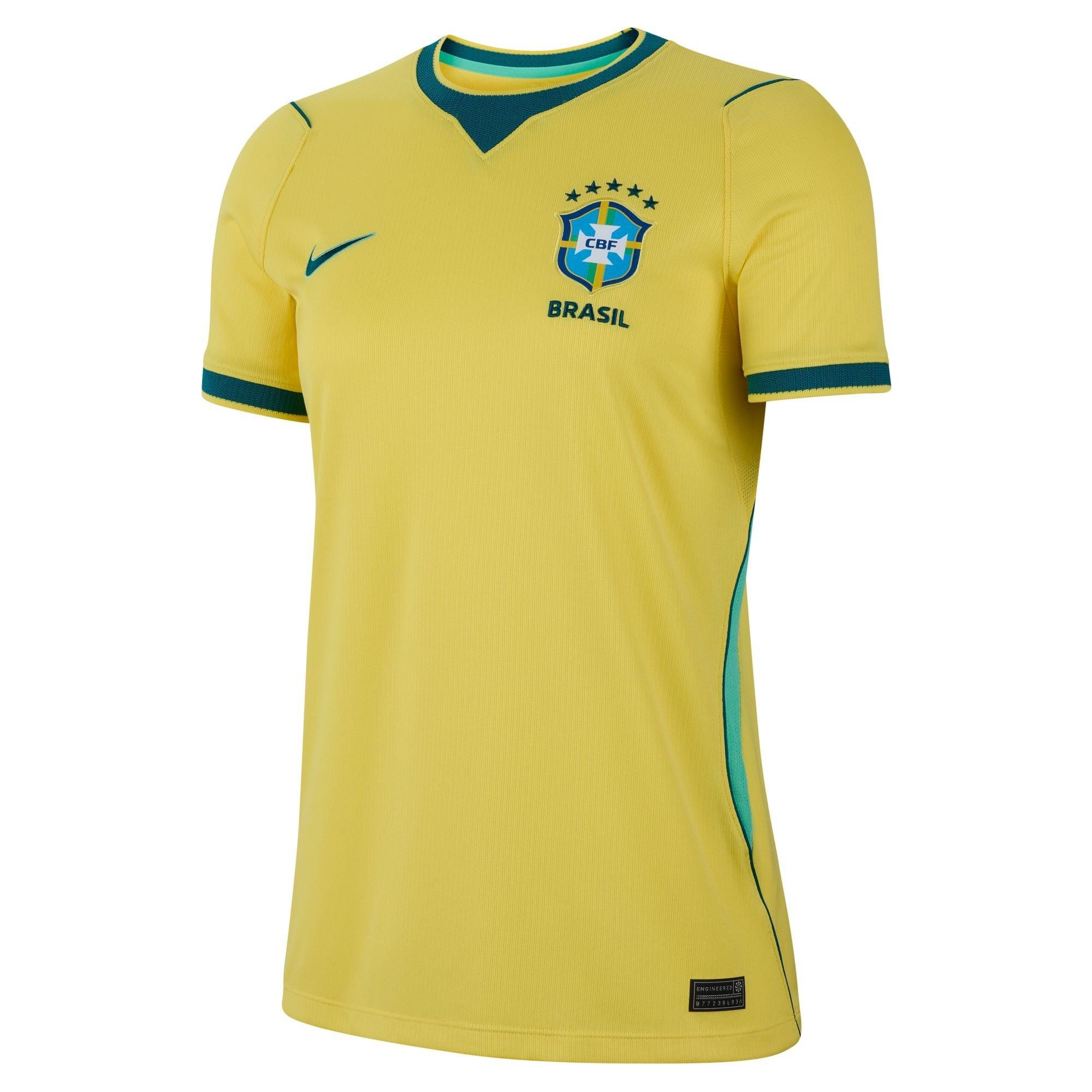 Geel/Blauw - Nike - Women's Brazil International Football Shirt - 1