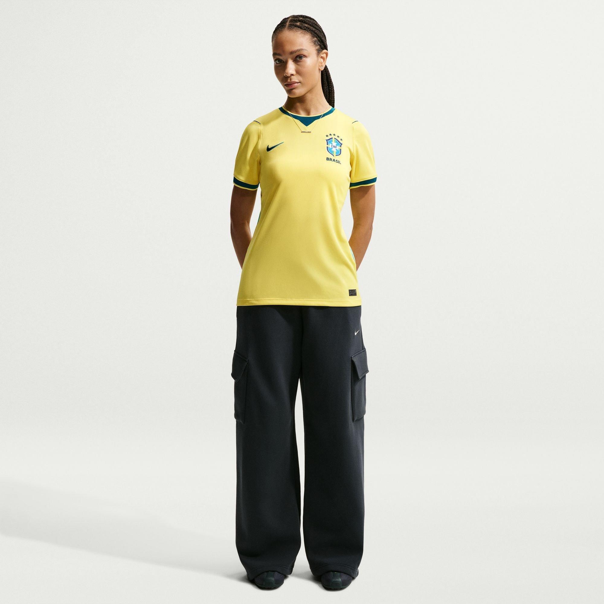 Geel/Blauw - Nike - Women's Brazil International Football Shirt - 7