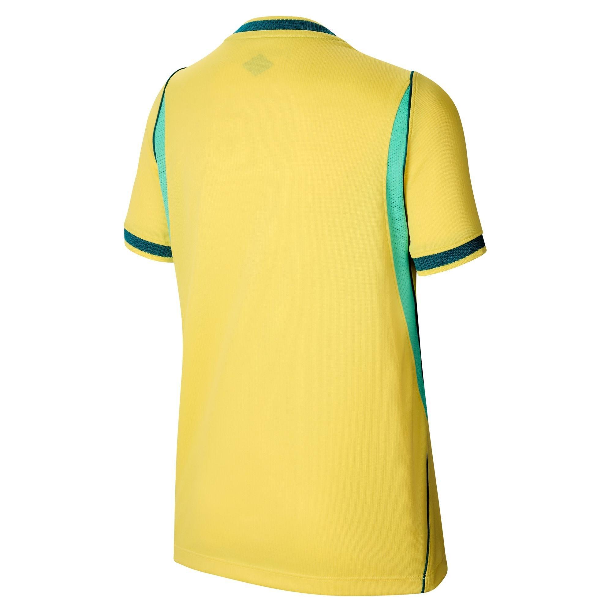 Geel/Blauw - Nike - Kids' Brazil International Football Shirt - 2
