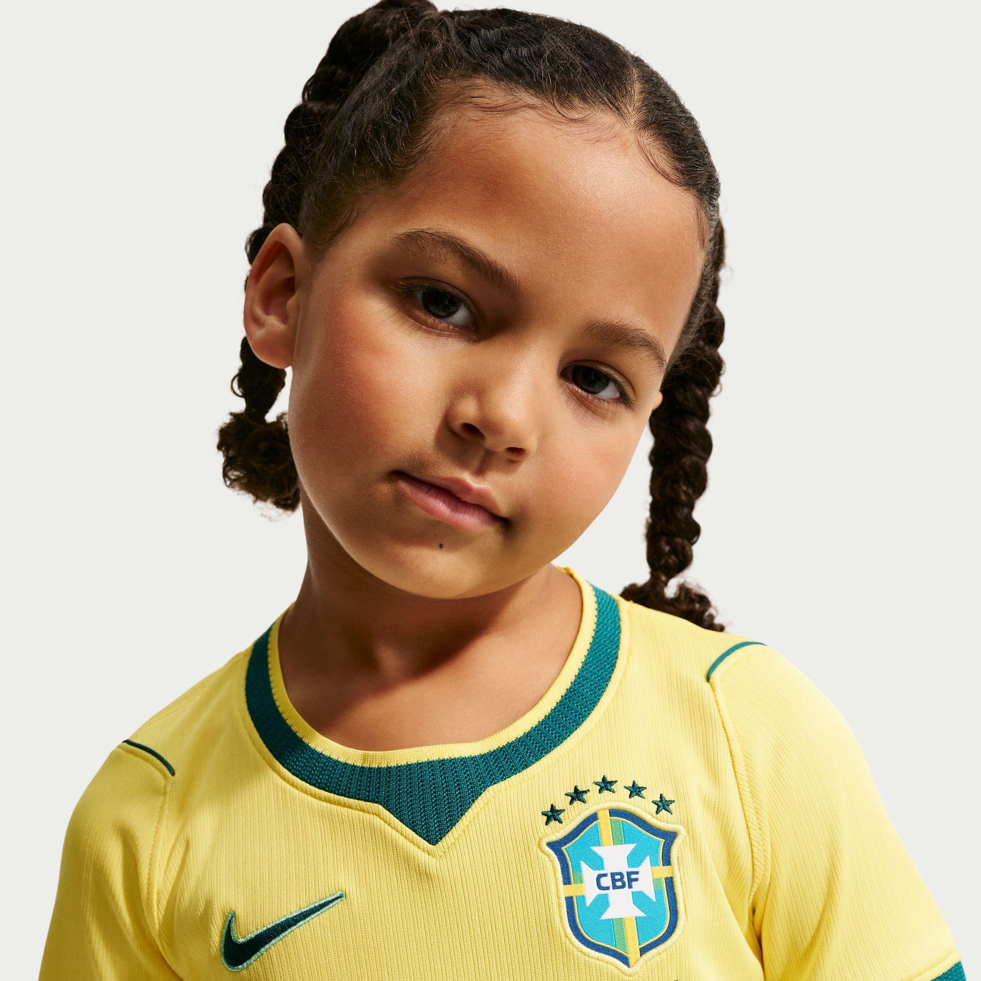 Geel/Blauw - Nike - Unisex Kids Brazil World Cup 2026 Mini Kit - 5