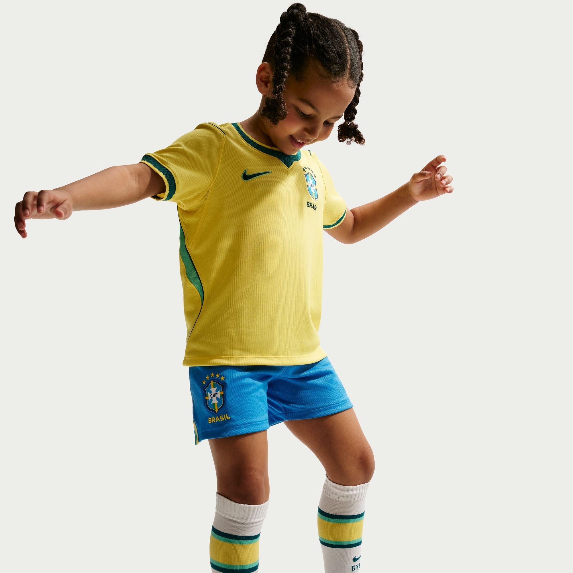 Geel/Blauw - Nike - Unisex Kids Brazil World Cup 2026 Mini Kit - 7
