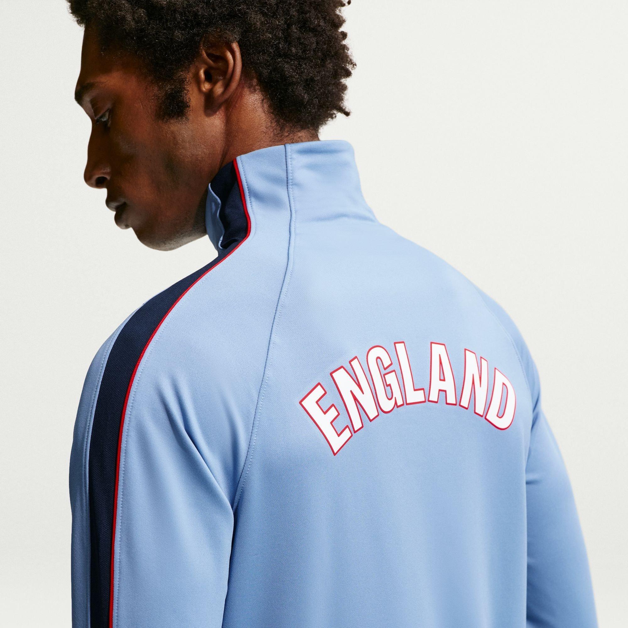 Blue/Navy - Nike - Men's England International Licensed Drill Top - 2