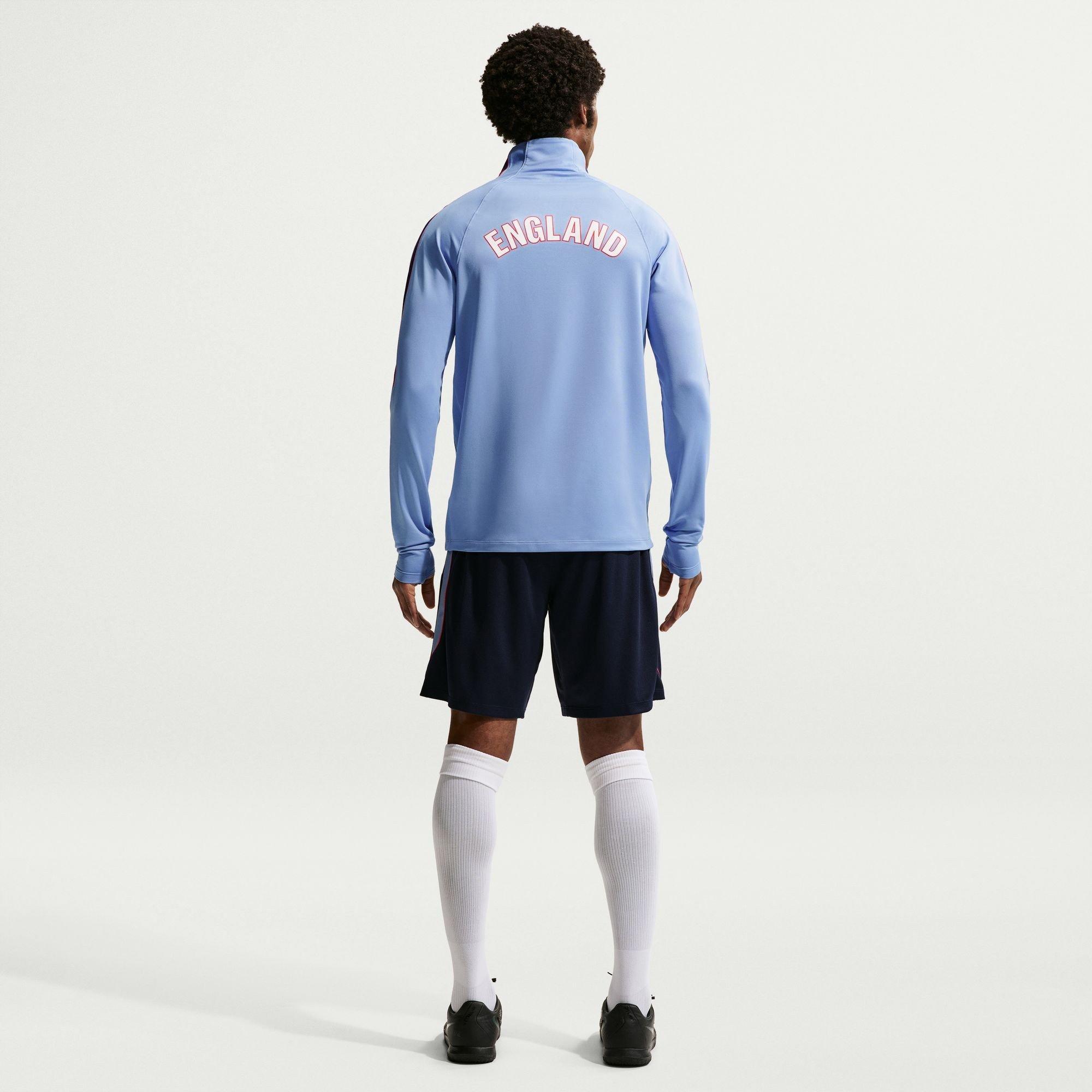 Blue/Navy - Nike - Men's England International Licensed Drill Top - 4