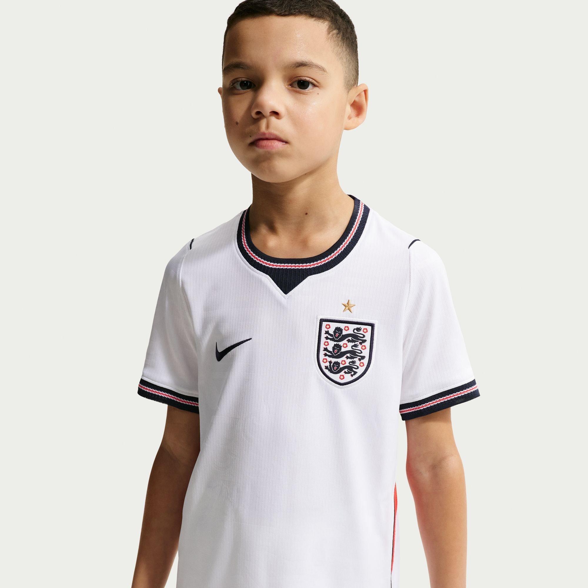 Wit/Rood - Nike - England Home Shirt World Cup 2026 Juniors - 5