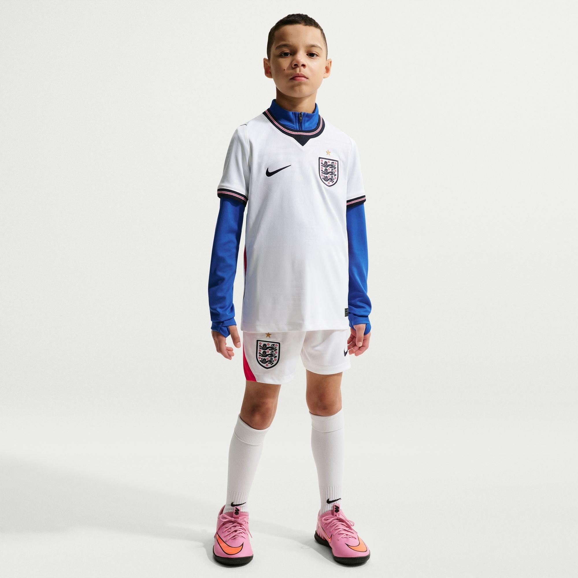 Wit/Rood - Nike - England Home Shirt World Cup 2026 Juniors - 7