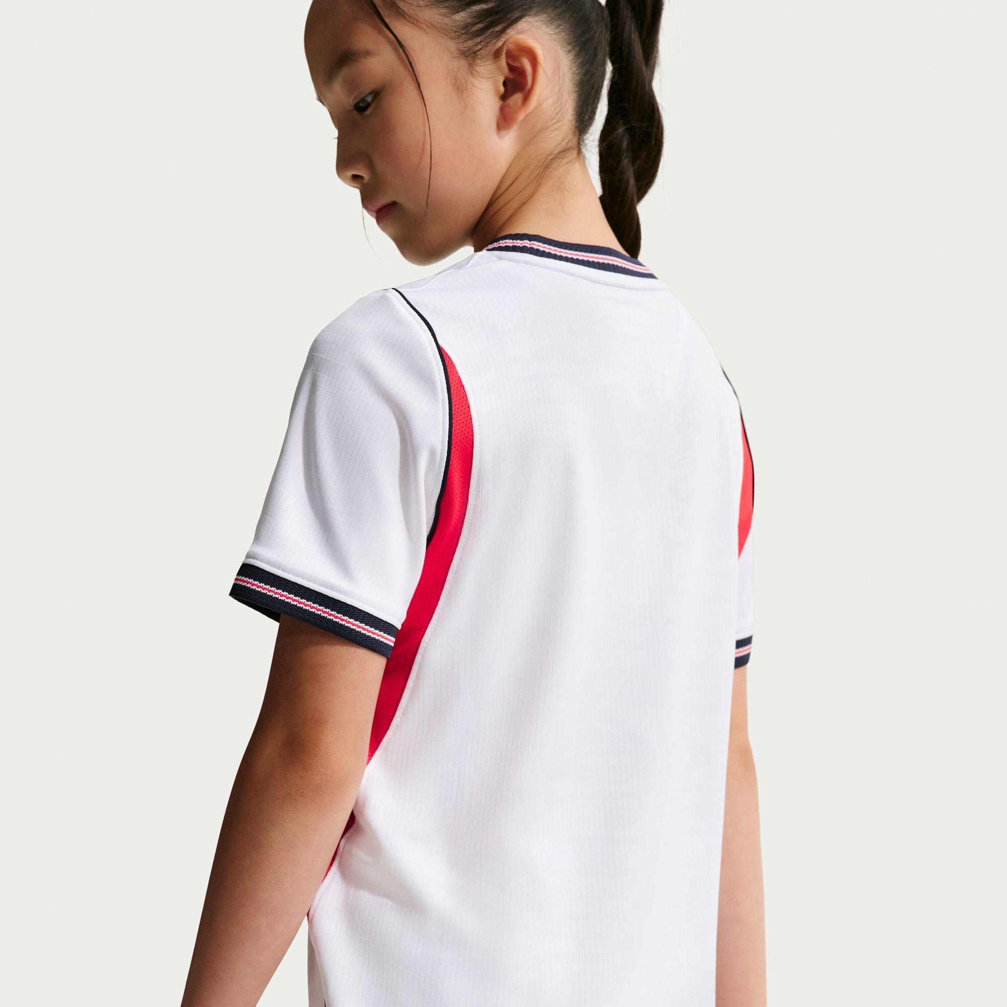 Wit/Rood - Nike - England Home Shirt World Cup 2026 Juniors - 8