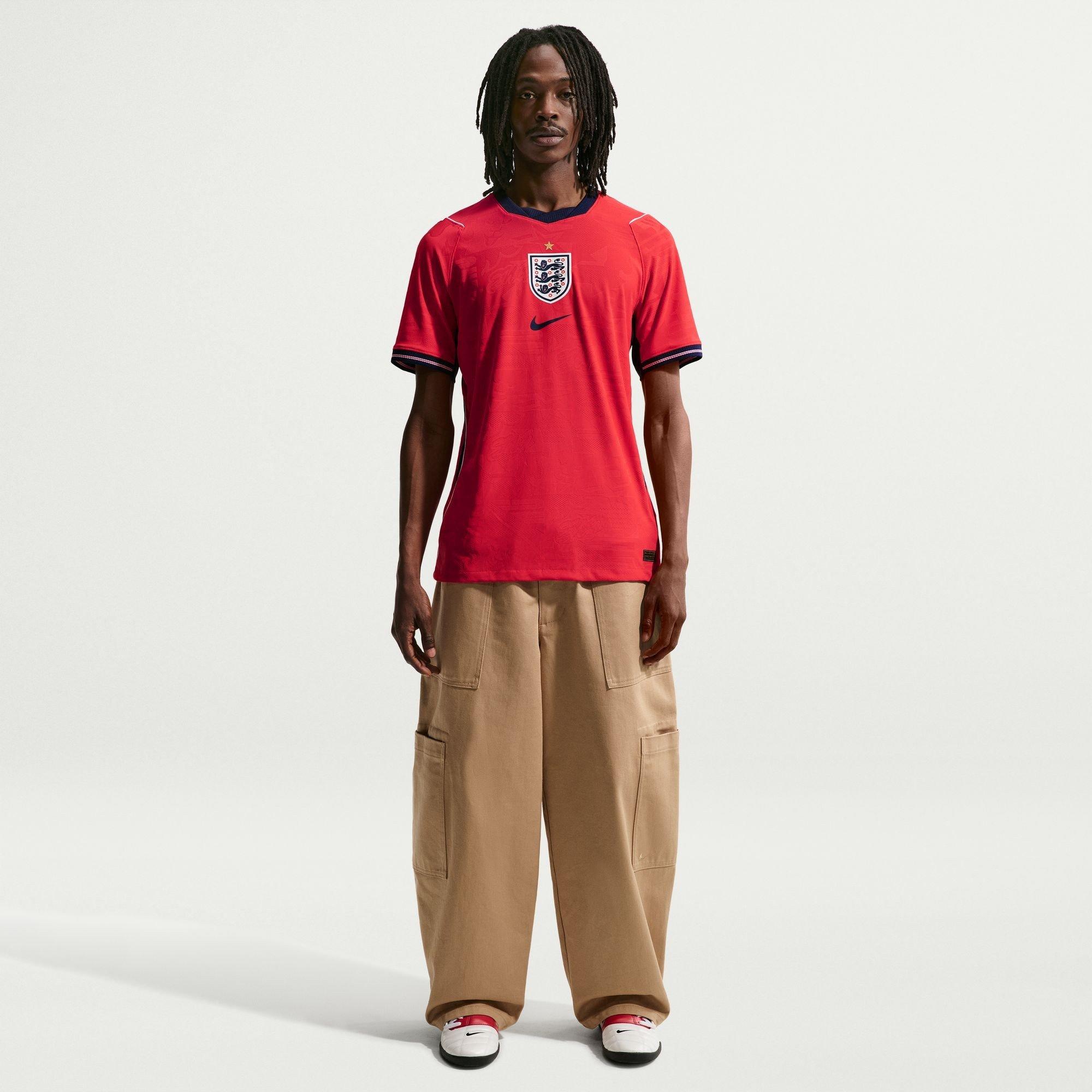 Rot/Navy - Nike - Mens England Authentic Away Shirt World Cup ™ 2026 - 7