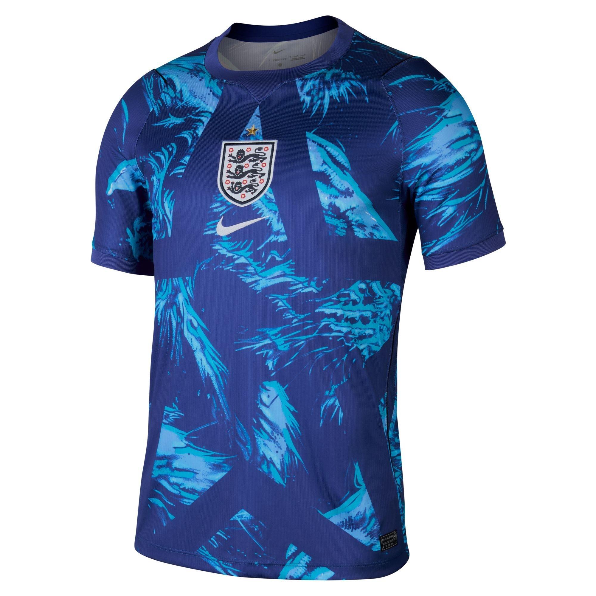 Nike Men's England Goalkeeper Shirt World Cup 2026 - Blue/Black - XL