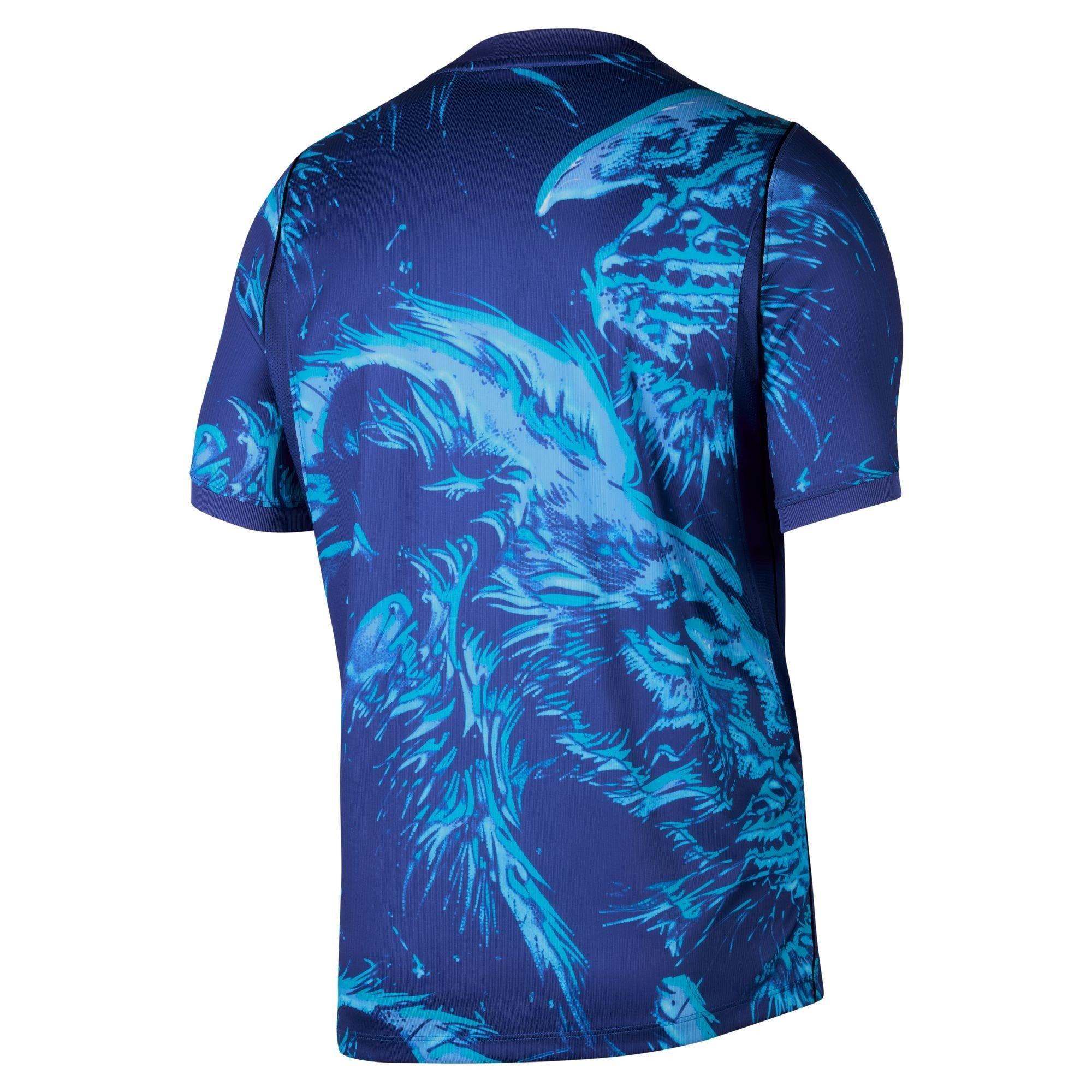 Blå/sort - Nike - England Goalkeeper Shirt World Cup 2026 Mens - 2