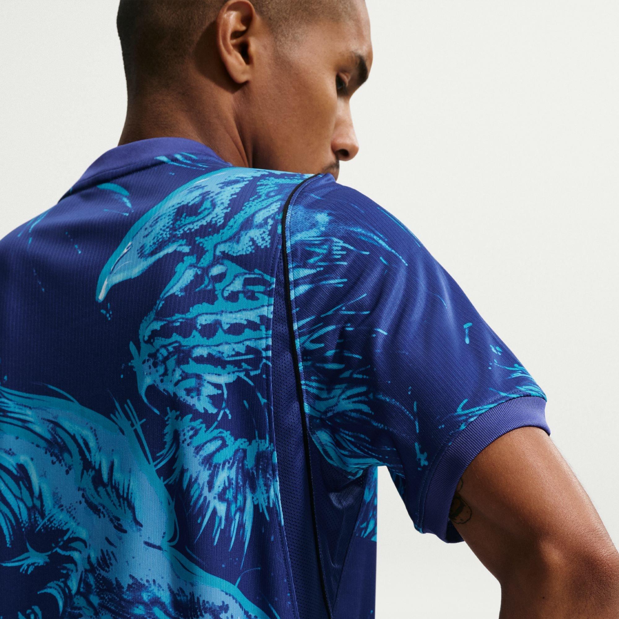 Blå/sort - Nike - England Goalkeeper Shirt World Cup 2026 Mens - 4