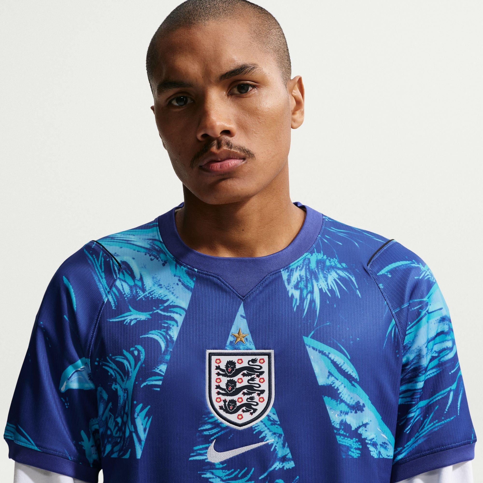 Blå/sort - Nike - England Goalkeeper Shirt World Cup 2026 Mens - 5