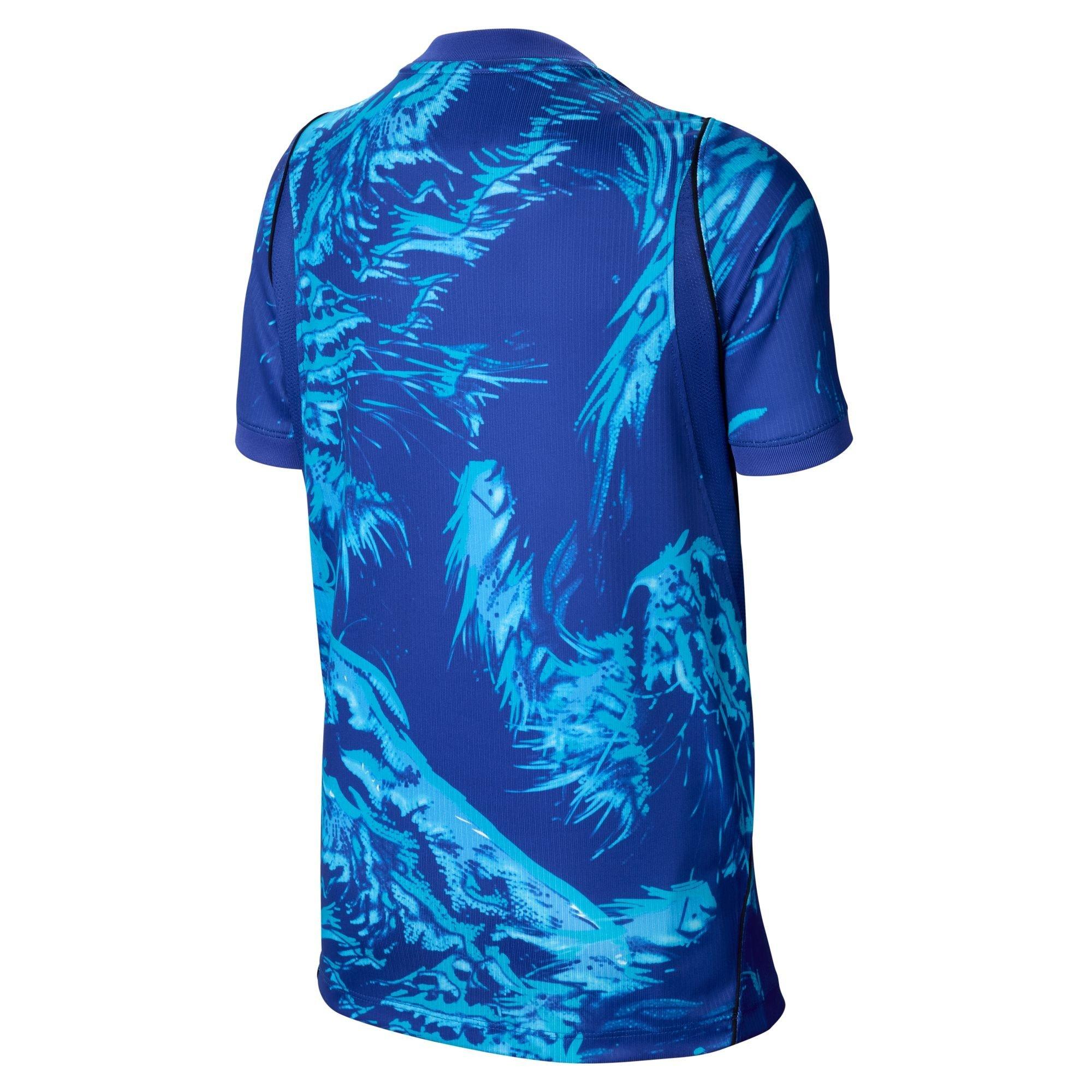 Blue/Black - Nike - England Goalkeeper Shirt World Cup 2026 Juniors - 2