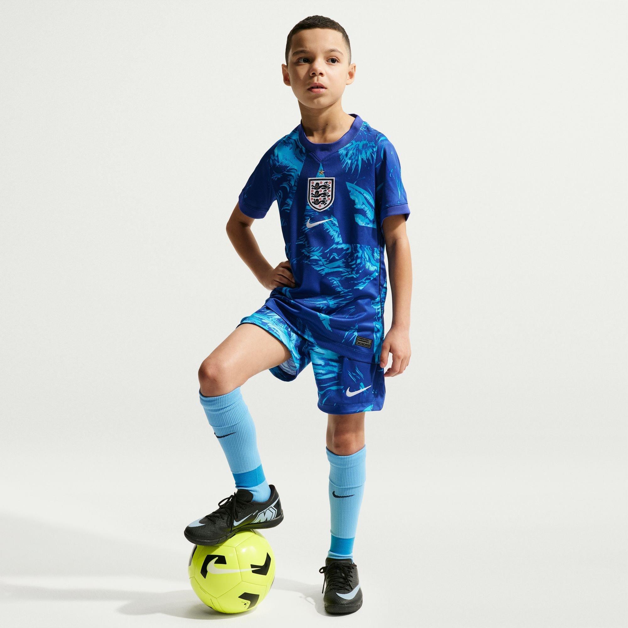 Blue/Black - Nike - England Goalkeeper Shirt World Cup 2026 Juniors - 7